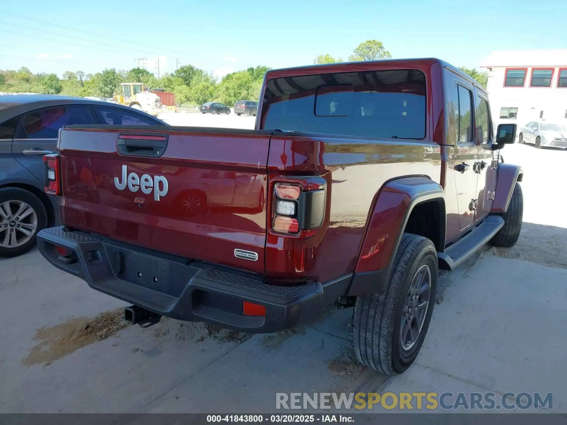 4 fotografías del automóvil dañado 1C6HJTFGXML553983 JEEP GLADIATOR 2021