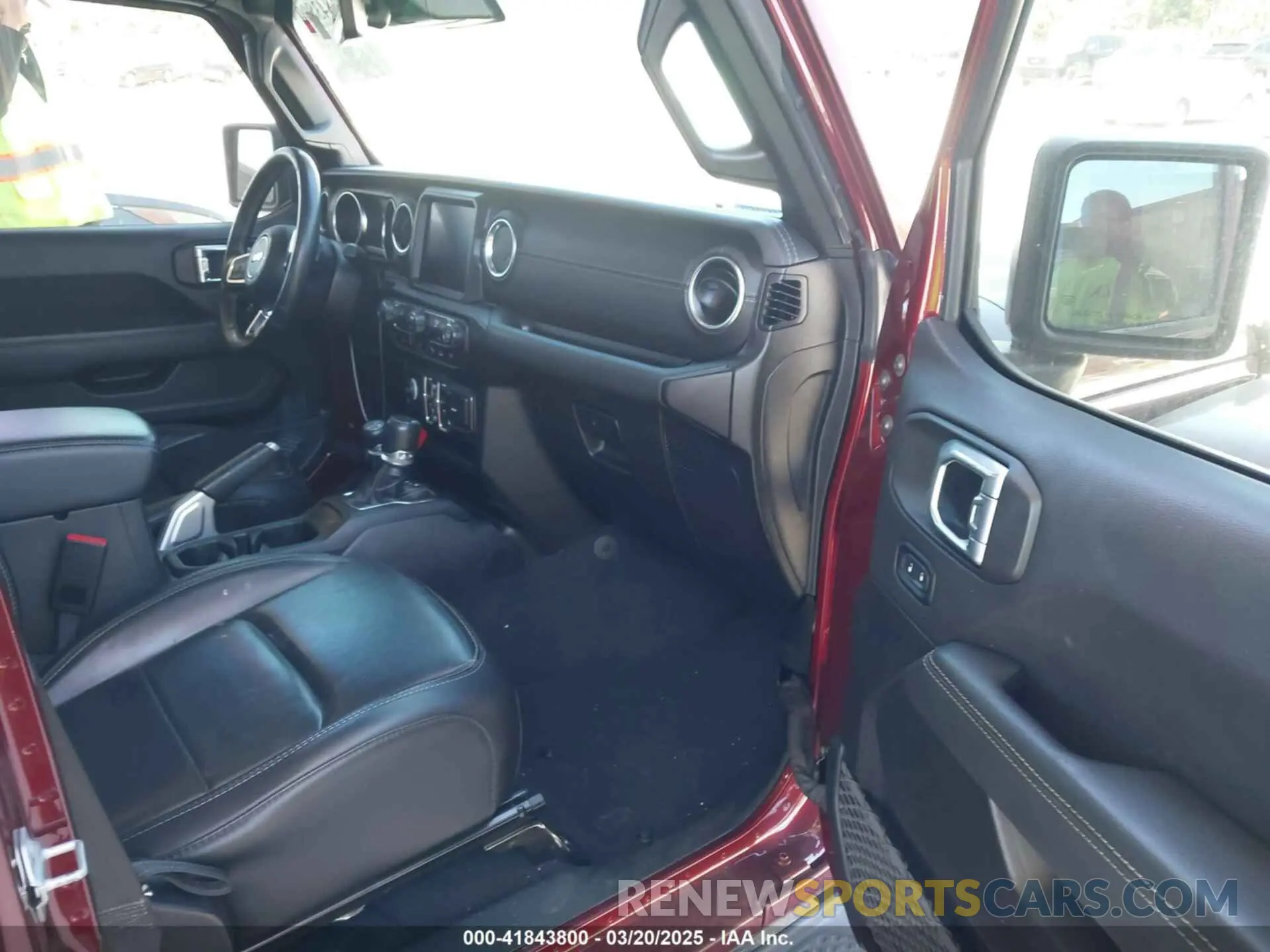 5 fotografías del automóvil dañado 1C6HJTFGXML553983 JEEP GLADIATOR 2021