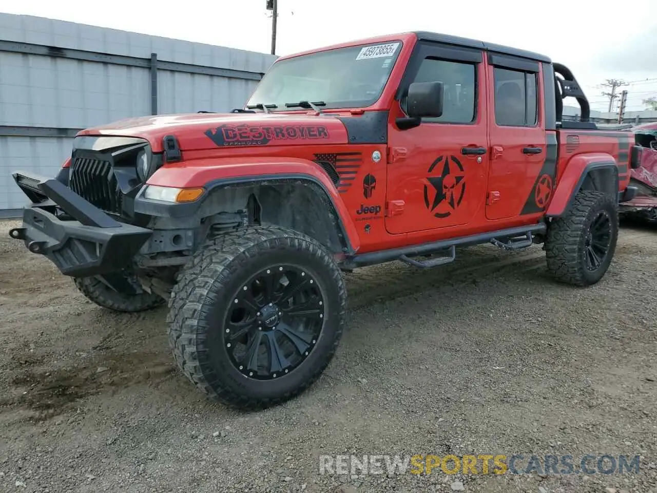 1 fotografías del automóvil dañado 1C6JJTAG3ML550206 JEEP GLADIATOR 2021