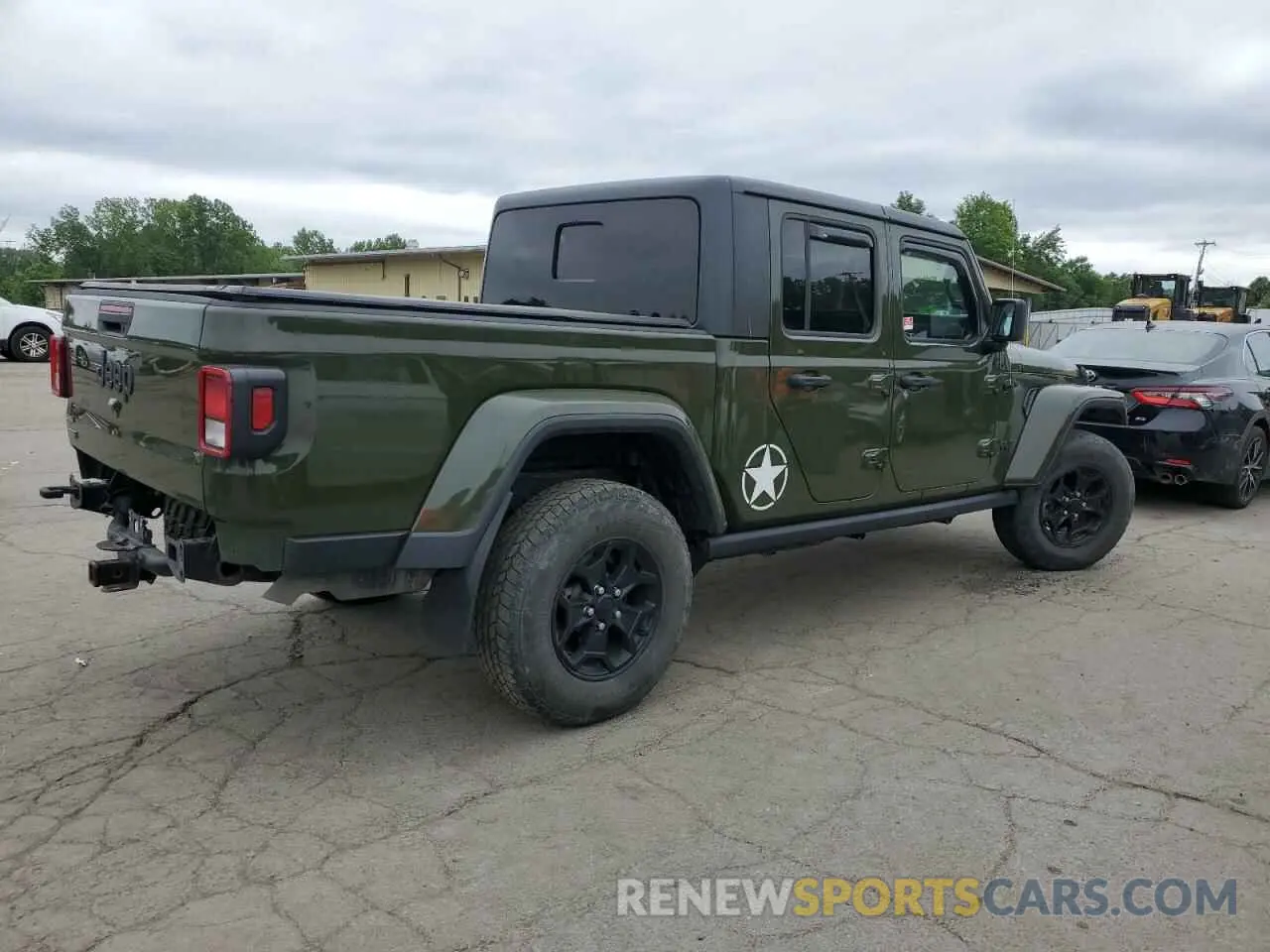 3 fotografías del automóvil dañado 1C6JJTAM3ML554990 JEEP GLADIATOR 2021