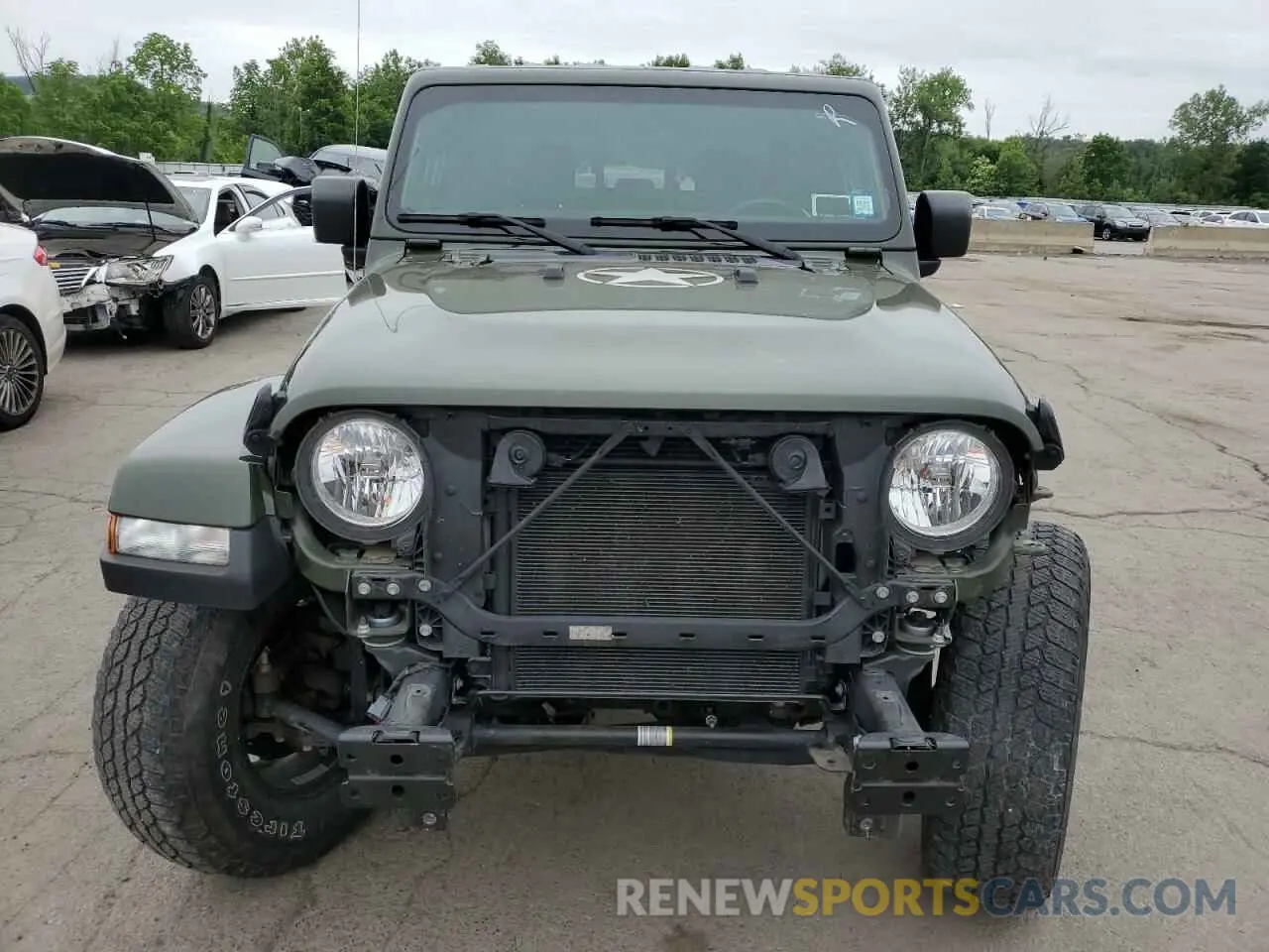 5 fotografías del automóvil dañado 1C6JJTAM3ML554990 JEEP GLADIATOR 2021