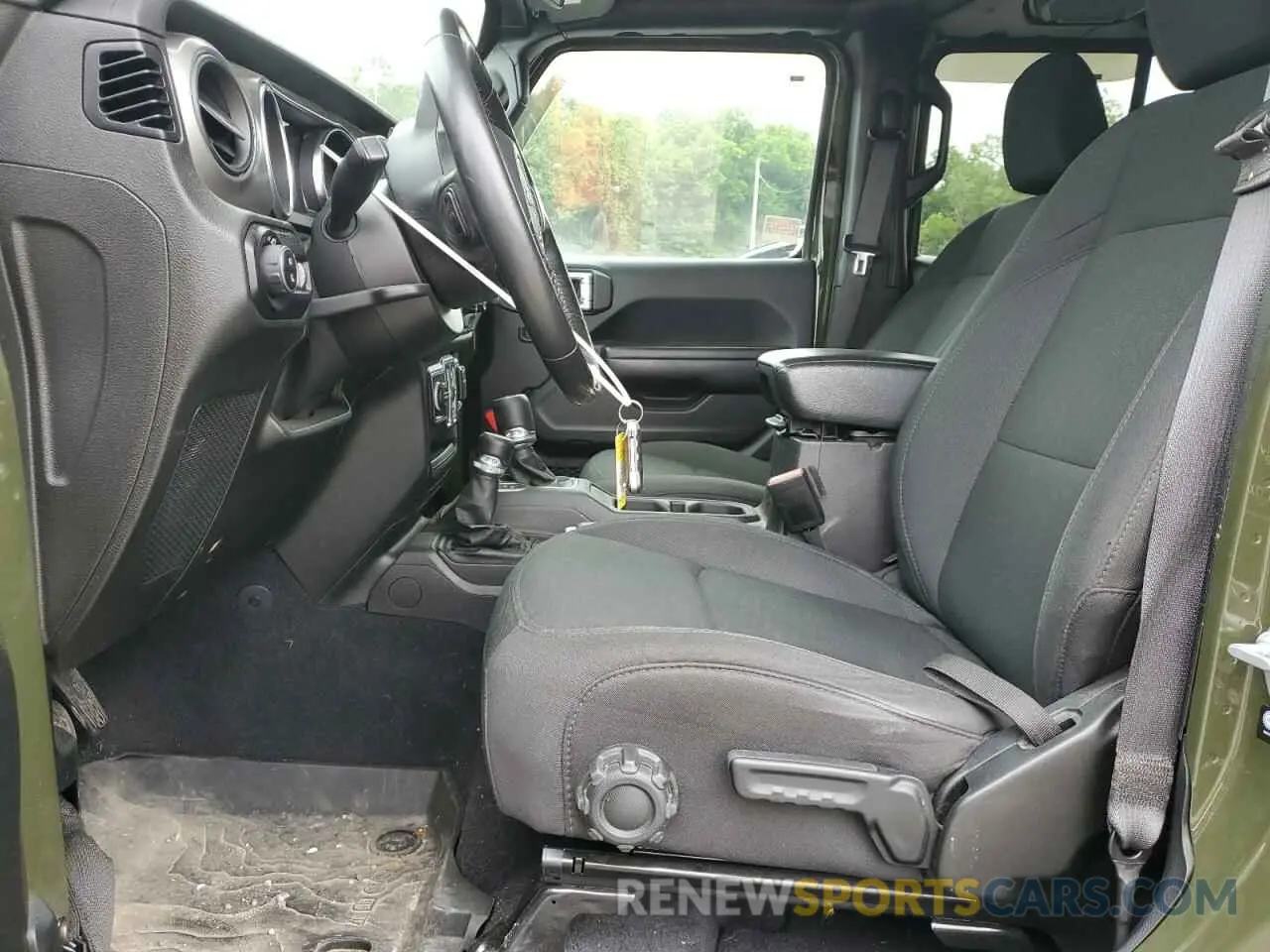 7 fotografías del automóvil dañado 1C6JJTAM3ML554990 JEEP GLADIATOR 2021