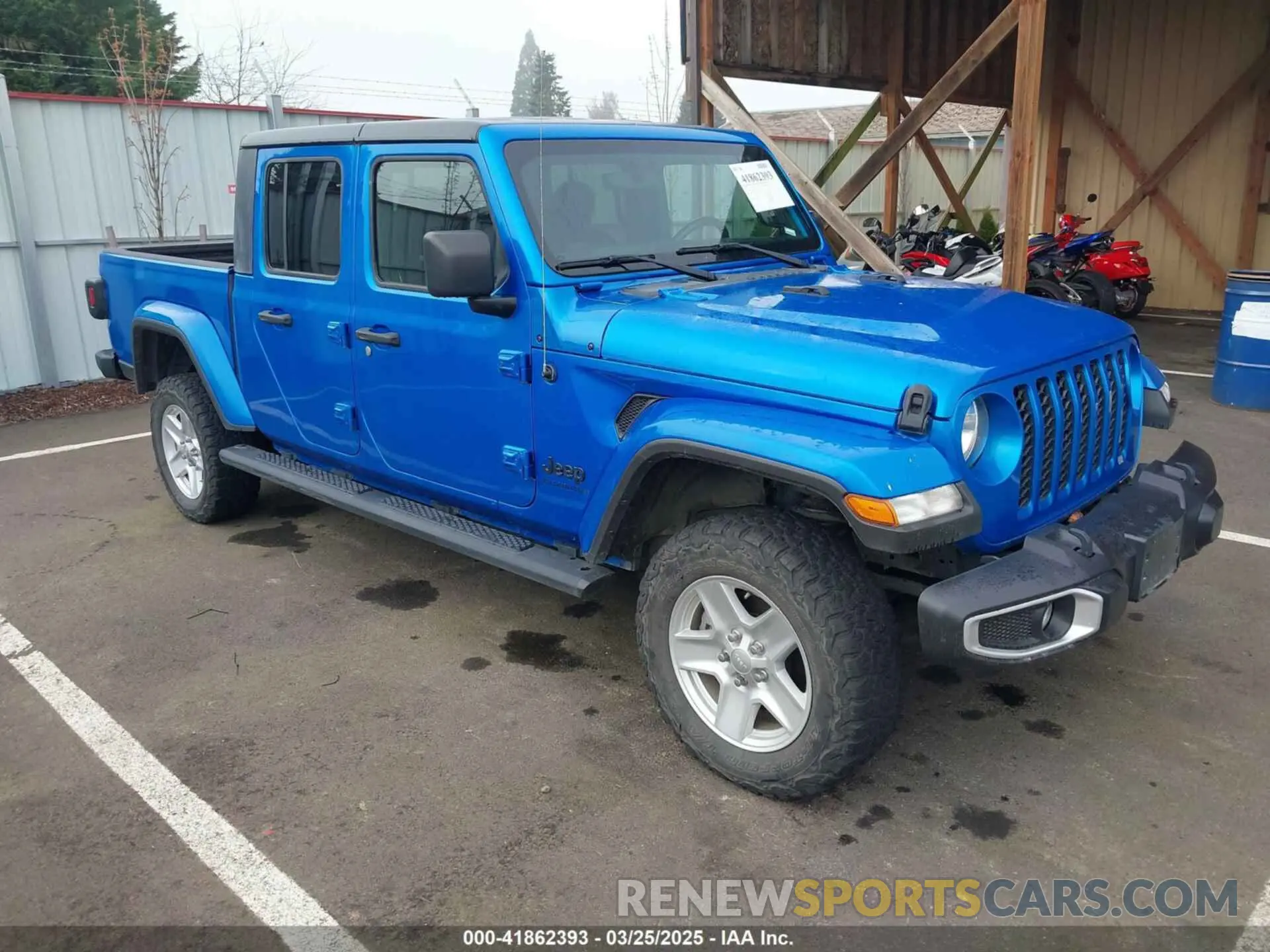 1 fotografías del automóvil dañado 1C6JJTAM6ML502947 JEEP GLADIATOR 2021