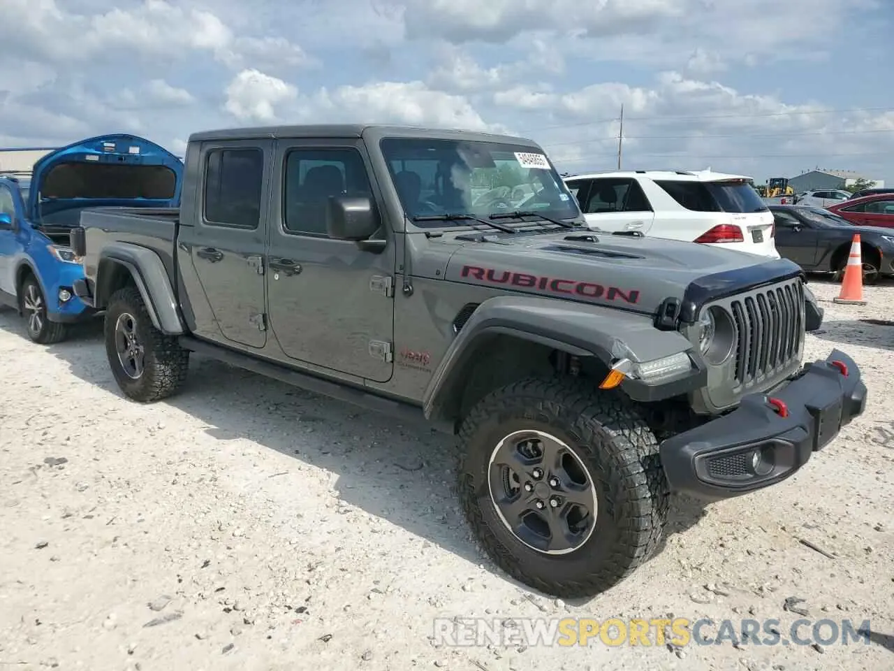 4 fotografías del automóvil dañado 1C6JJTBG0ML505240 JEEP GLADIATOR 2021