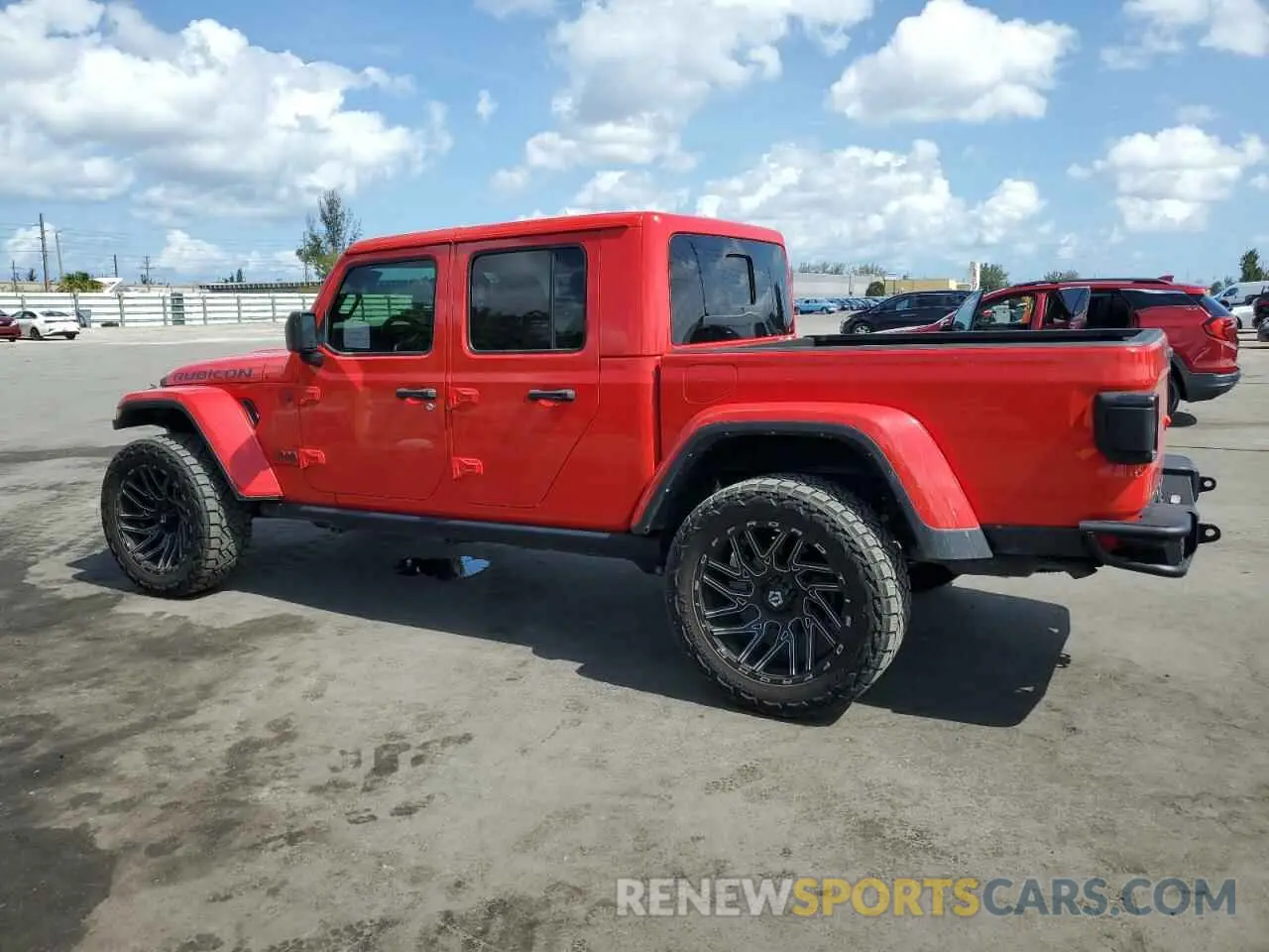 2 fotografías del automóvil dañado 1C6JJTBG0ML569133 JEEP GLADIATOR 2021