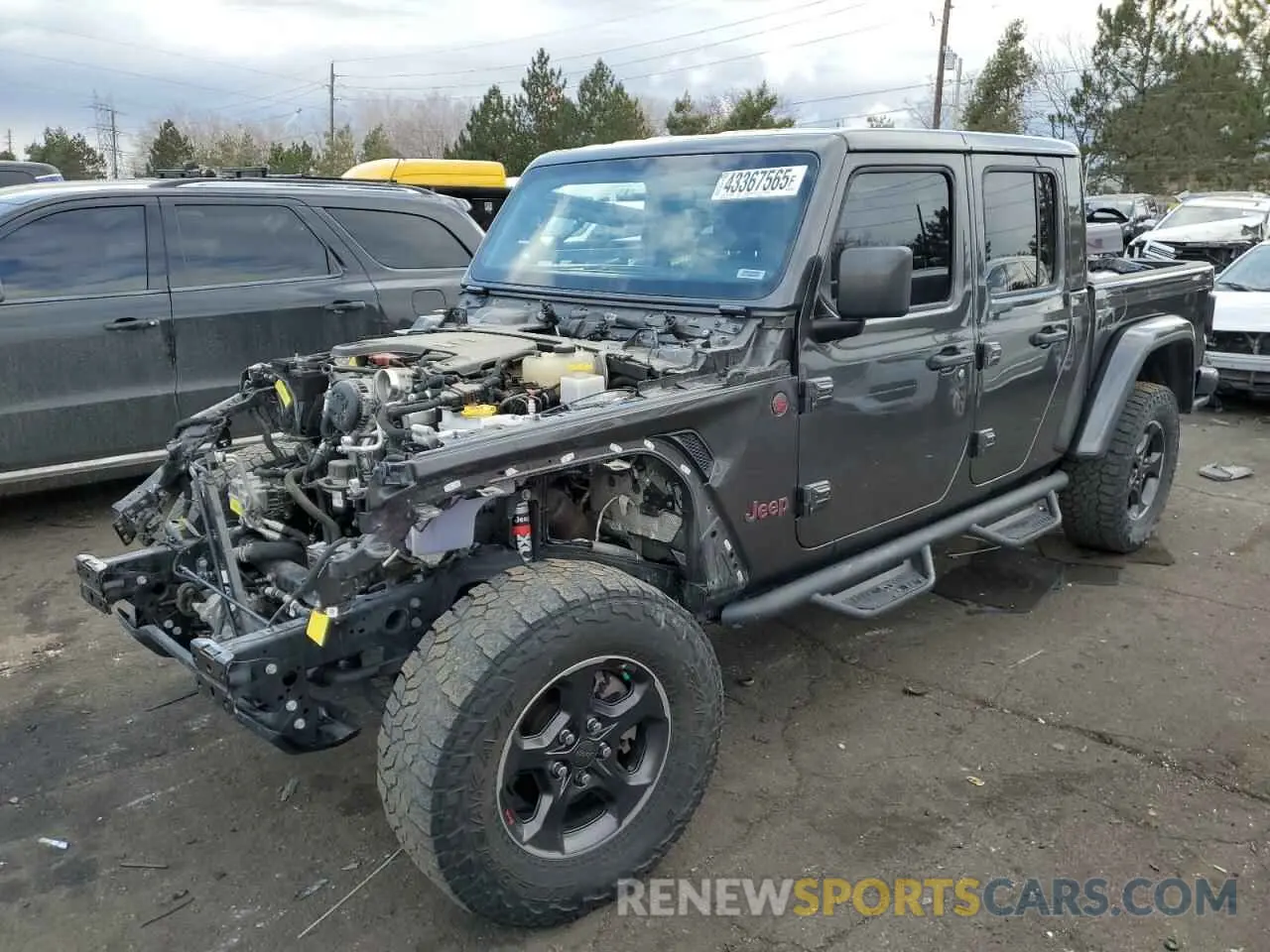 1 fotografías del automóvil dañado 1C6JJTBG4ML504141 JEEP GLADIATOR 2021