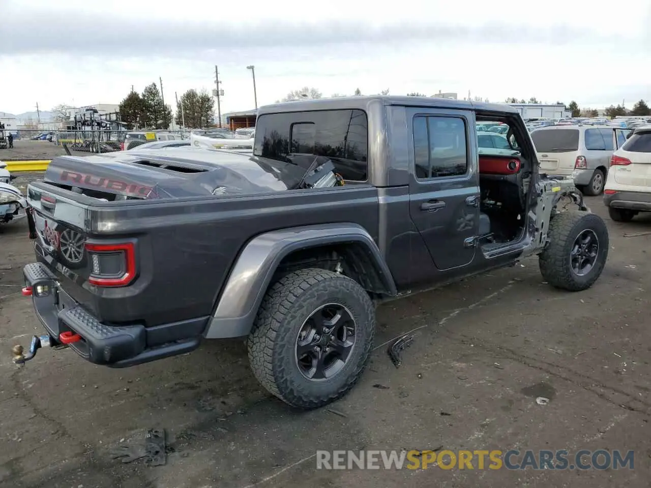 3 fotografías del automóvil dañado 1C6JJTBG4ML504141 JEEP GLADIATOR 2021
