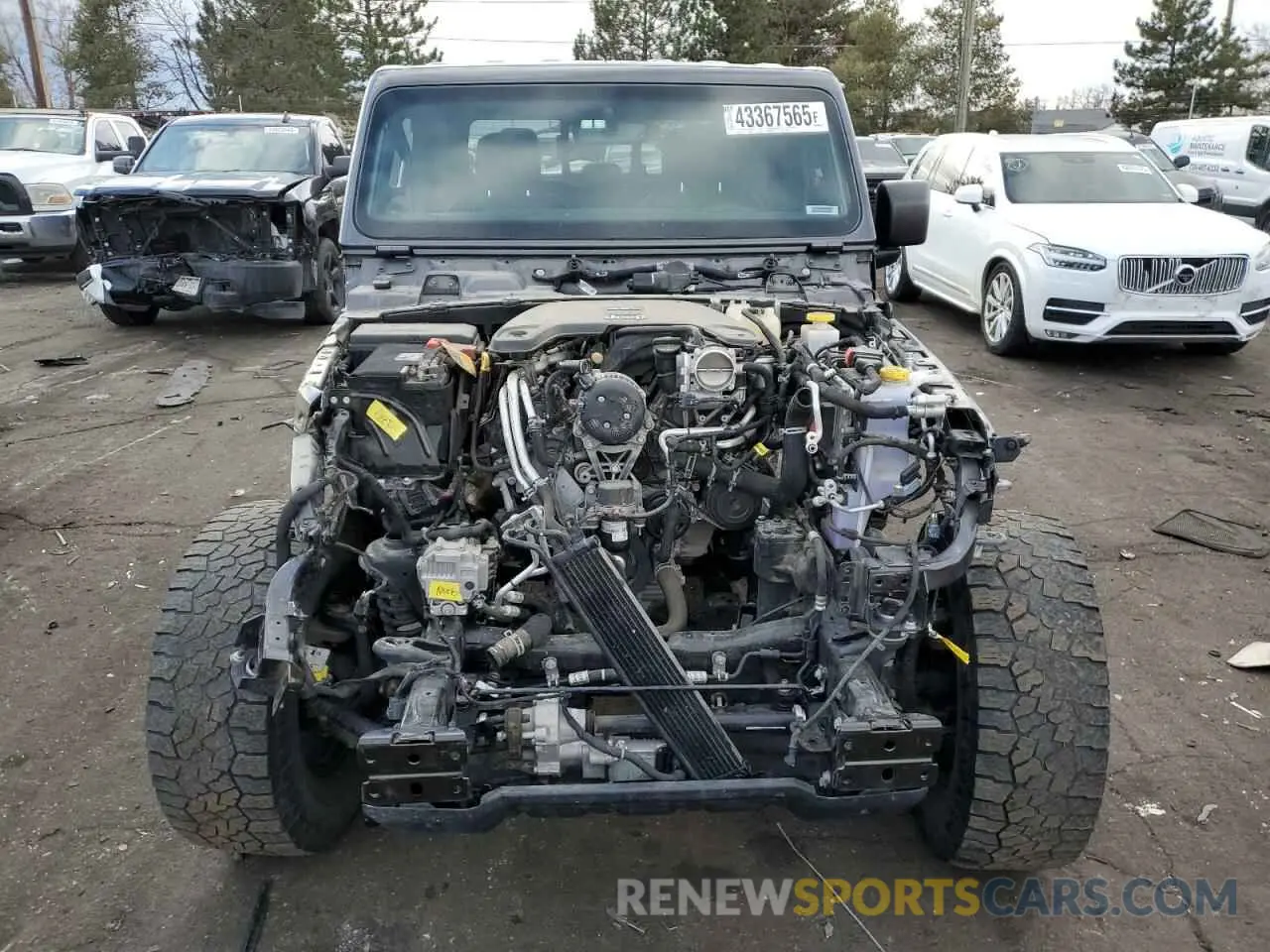 5 fotografías del automóvil dañado 1C6JJTBG4ML504141 JEEP GLADIATOR 2021