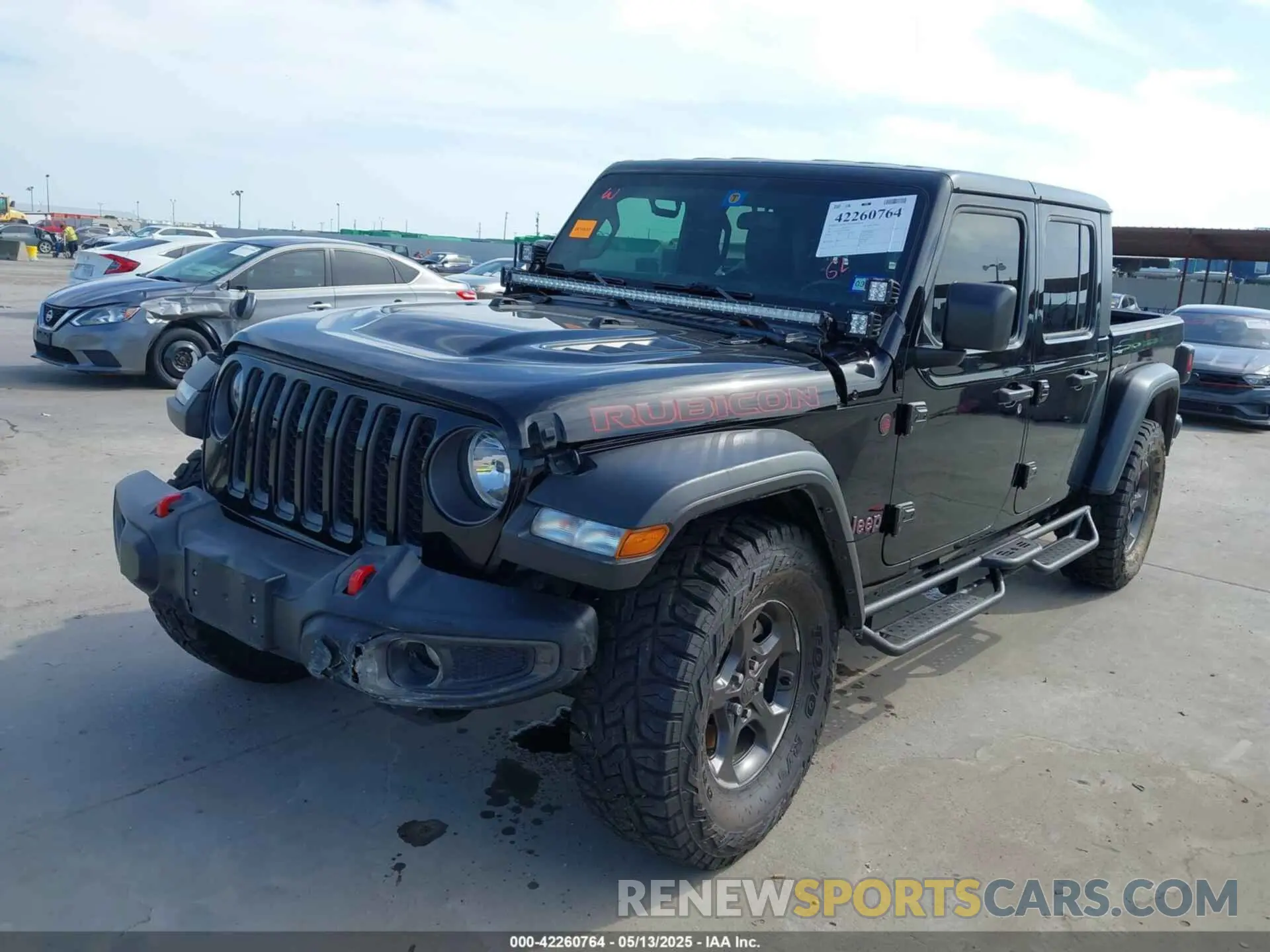 2 fotografías del automóvil dañado 1C6JJTBG6ML535939 JEEP GLADIATOR 2021