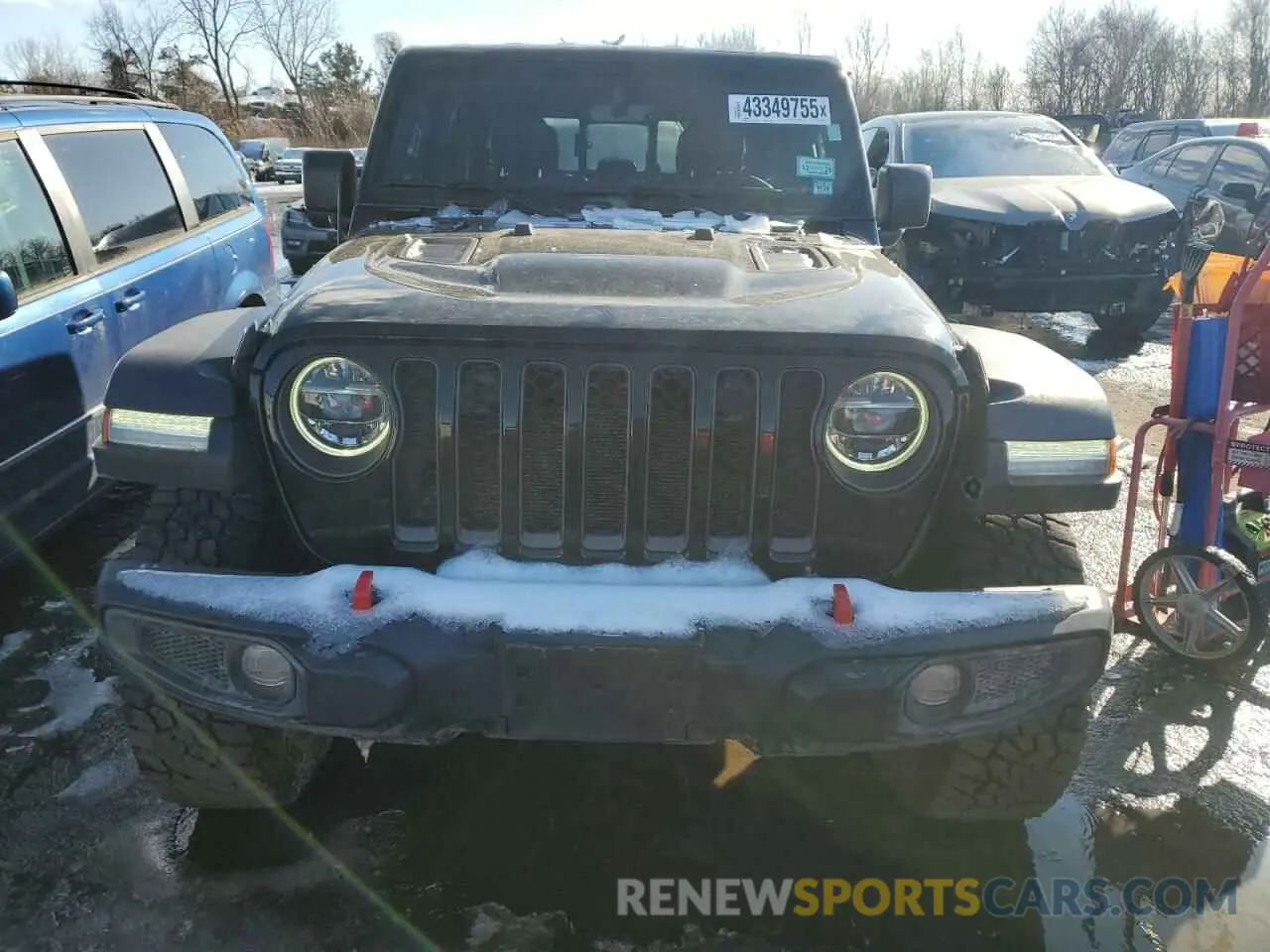 5 fotografías del automóvil dañado 1C6JJTBG6ML571789 JEEP GLADIATOR 2021