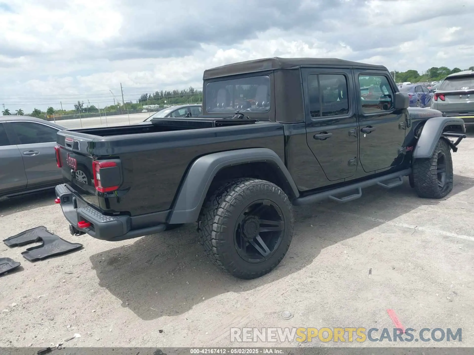 4 fotografías del automóvil dañado 1C6JJTBG6ML622904 JEEP GLADIATOR 2021