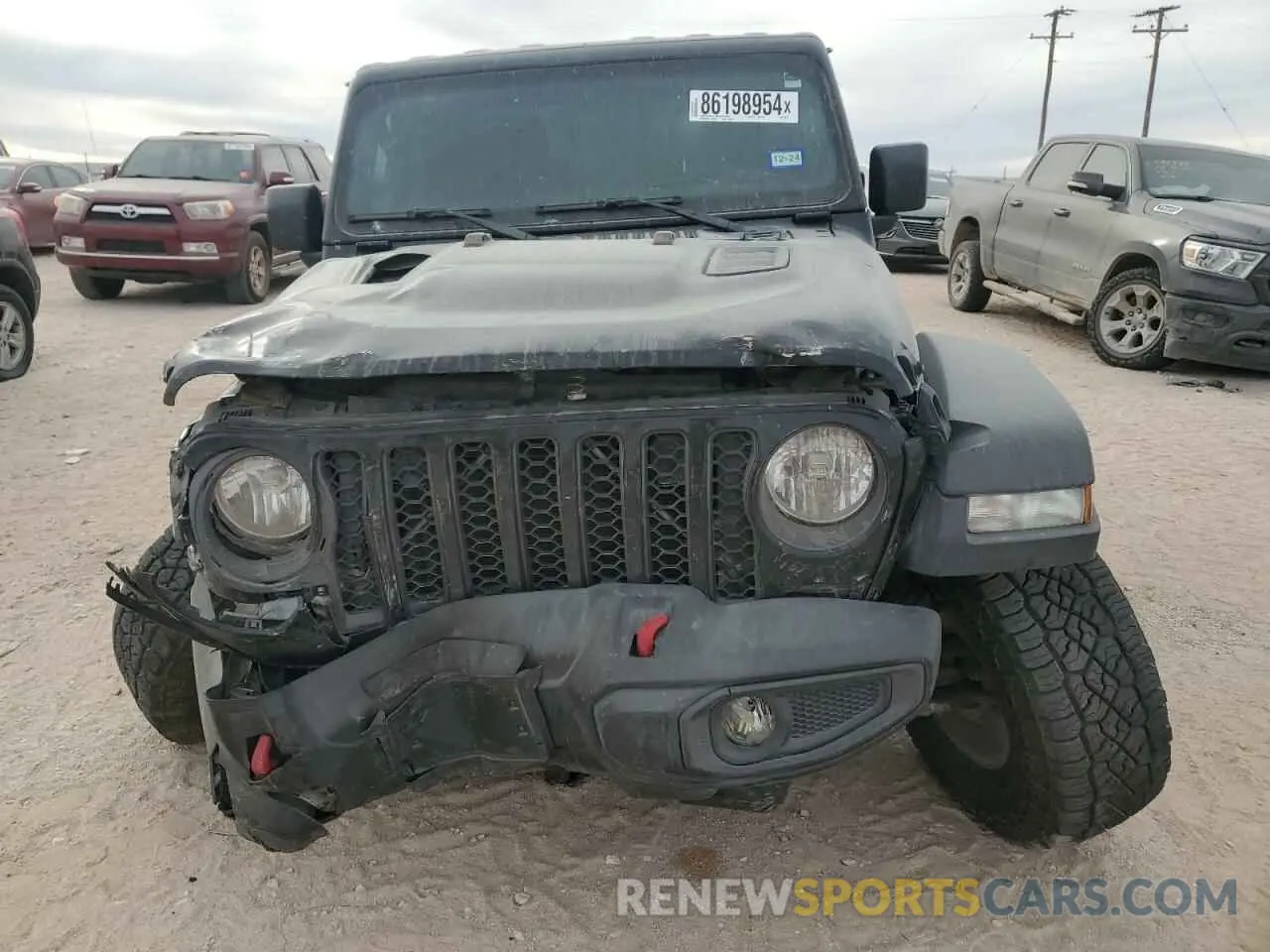 5 fotografías del automóvil dañado 1C6JJTBG7ML536792 JEEP GLADIATOR 2021