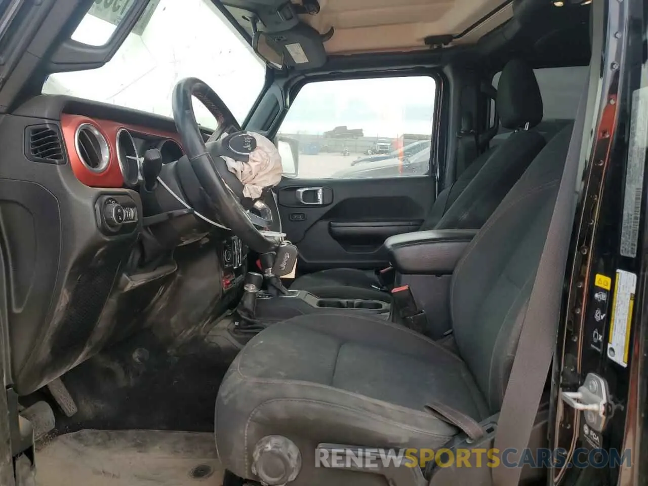 7 fotografías del automóvil dañado 1C6JJTBG7ML536792 JEEP GLADIATOR 2021