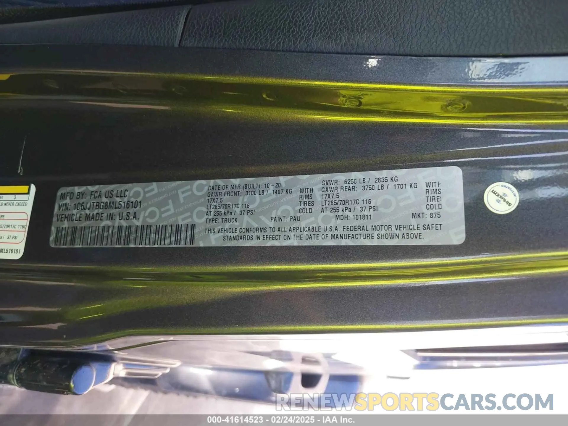 9 fotografías del automóvil dañado 1C6JJTBG8ML516101 JEEP GLADIATOR 2021