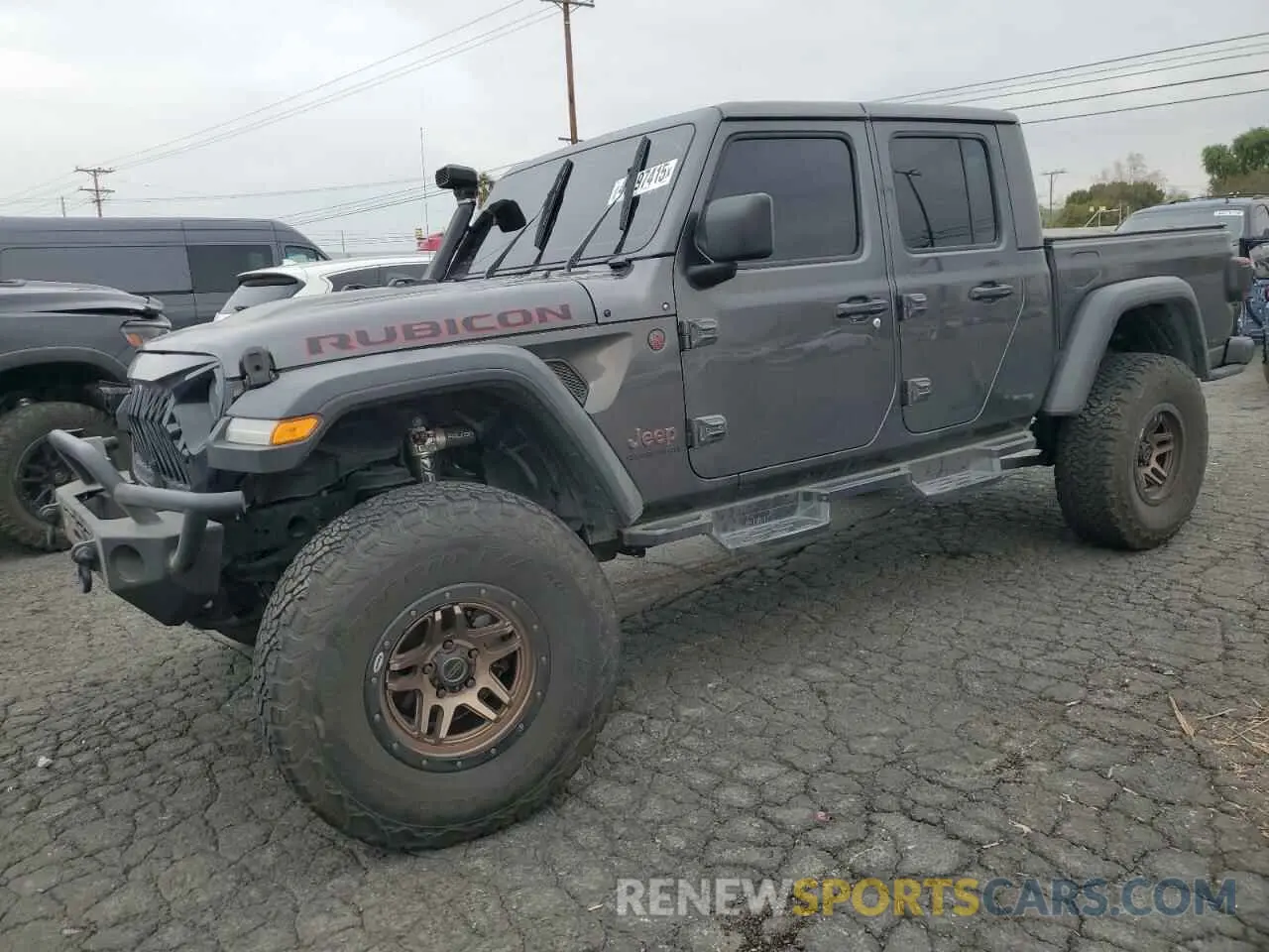 1 fotografías del automóvil dañado 1C6JJTBG9ML512347 JEEP GLADIATOR 2021