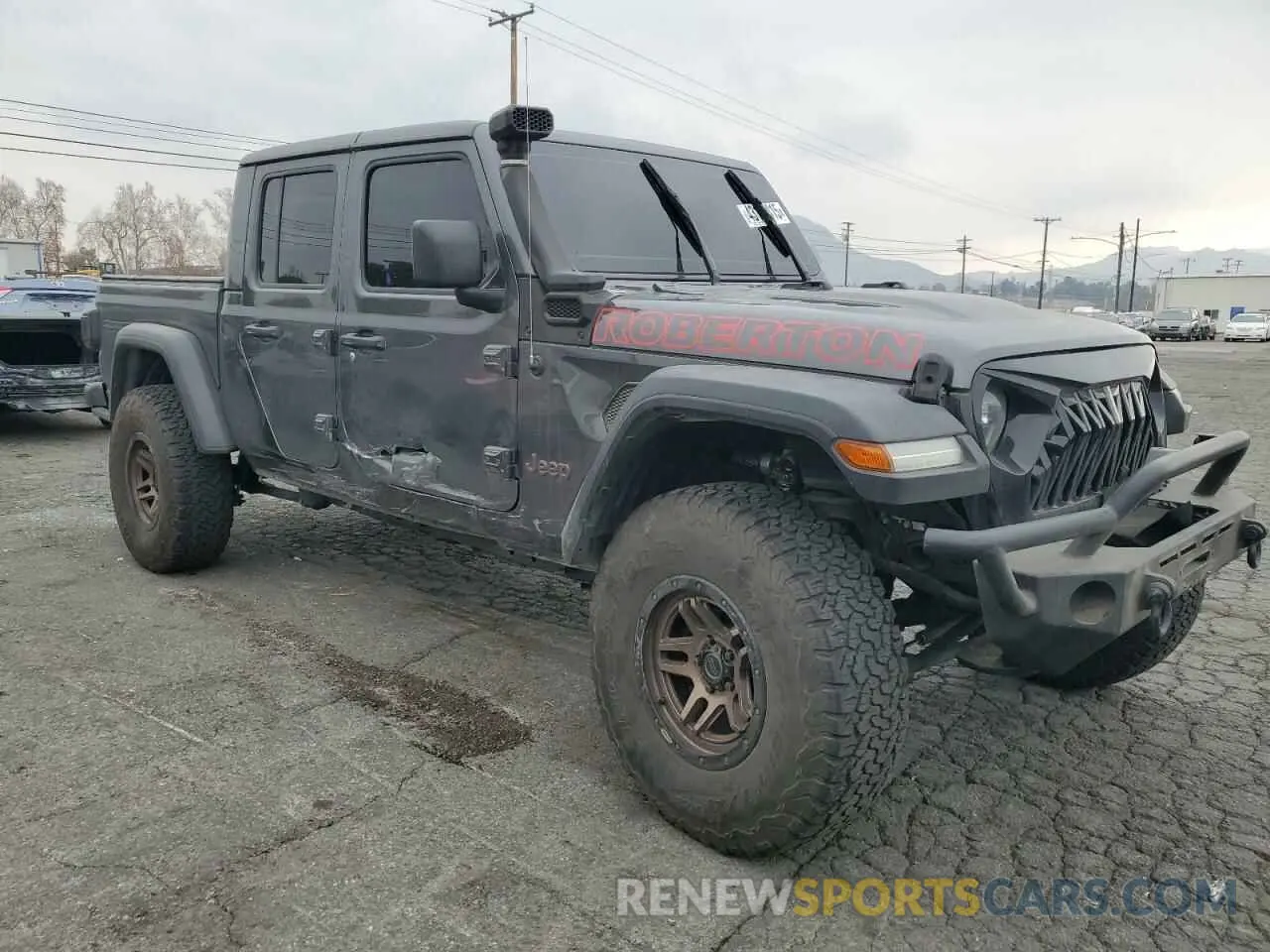 4 fotografías del automóvil dañado 1C6JJTBG9ML512347 JEEP GLADIATOR 2021