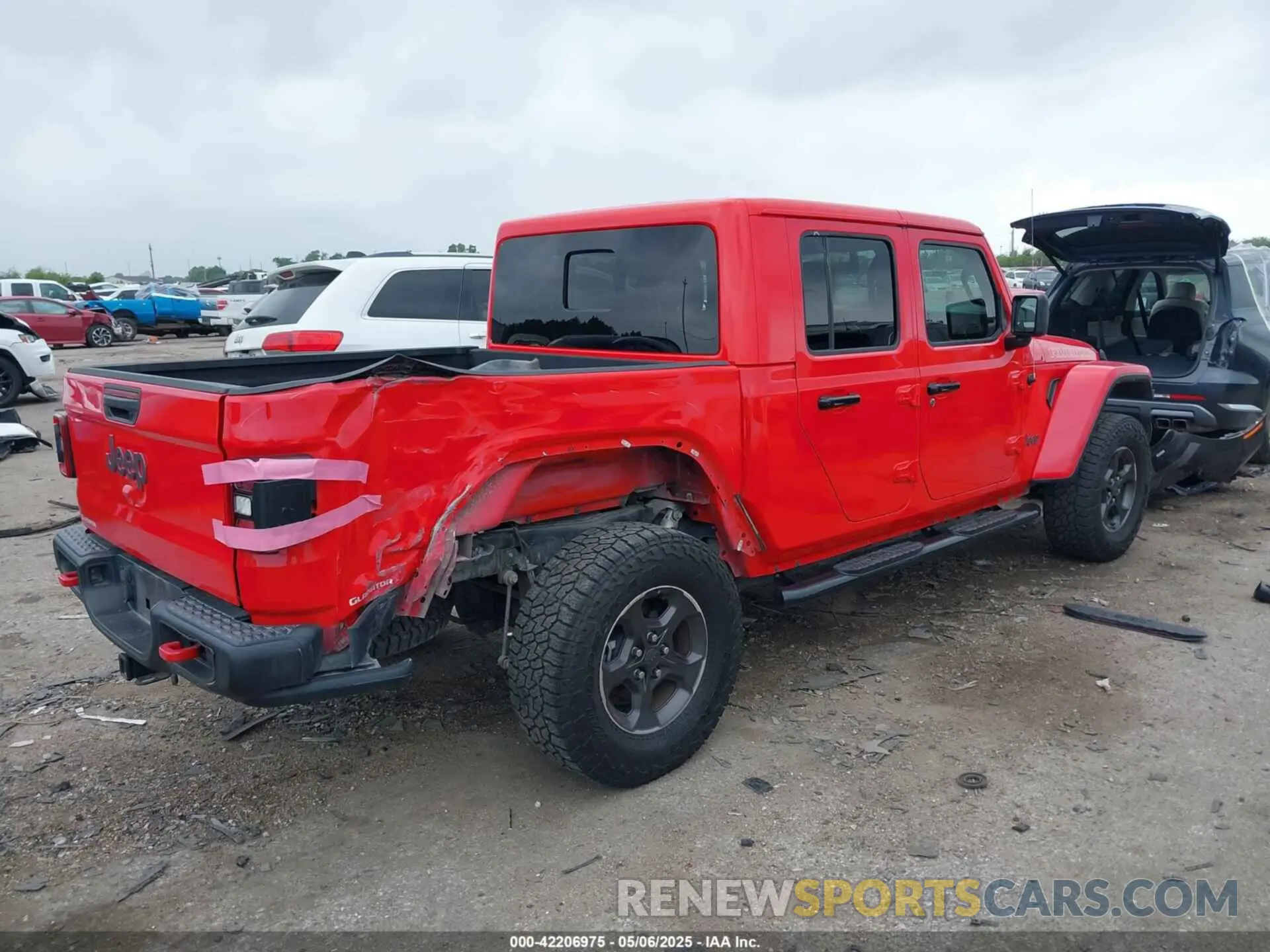 4 fotografías del automóvil dañado 1C6JJTBG9ML569289 JEEP GLADIATOR 2021