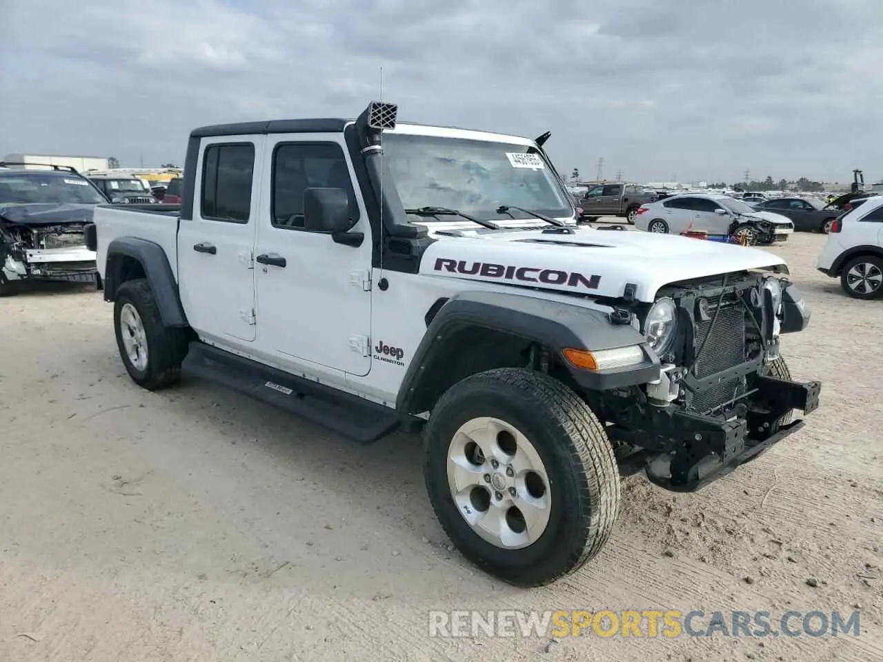 4 fotografías del automóvil dañado 1C6JJTBG9ML572189 JEEP GLADIATOR 2021