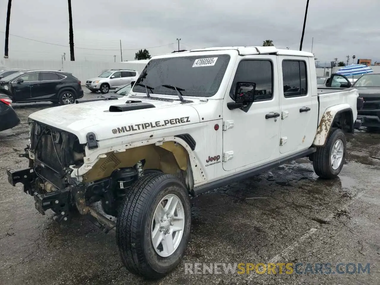 1 fotografías del automóvil dañado 1C6JJTBM4ML556391 JEEP GLADIATOR 2021