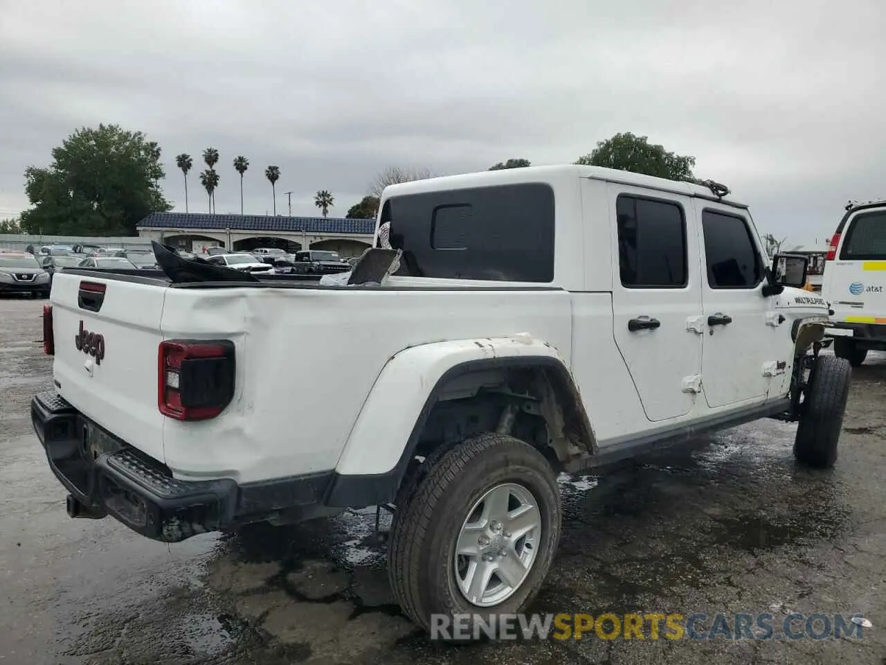 3 fotografías del automóvil dañado 1C6JJTBM4ML556391 JEEP GLADIATOR 2021