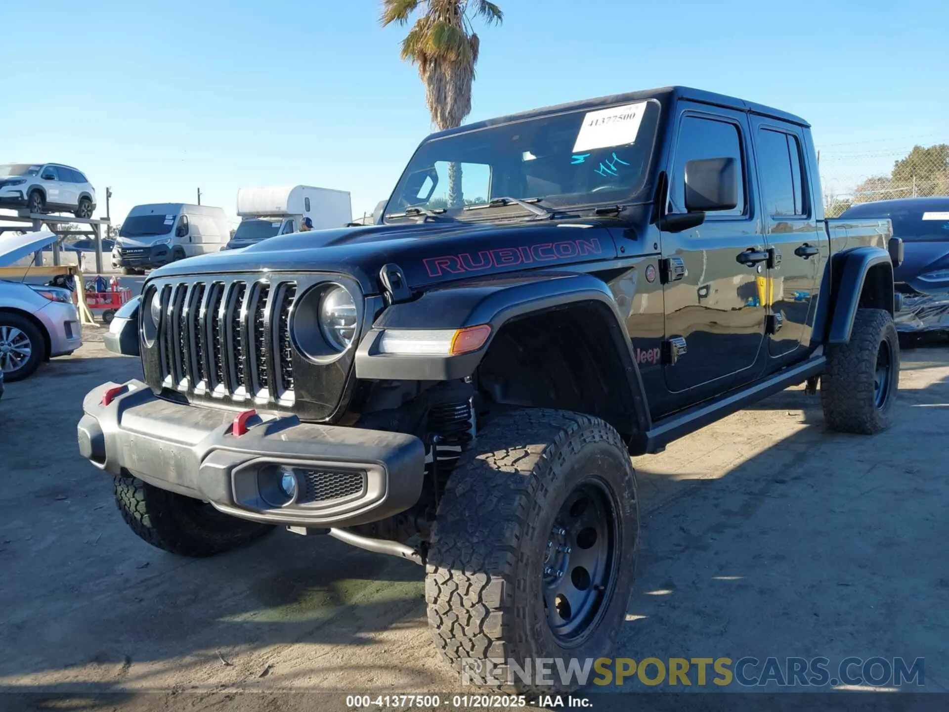 2 fotografías del automóvil dañado 1C6JJTBM5ML524422 JEEP GLADIATOR 2021