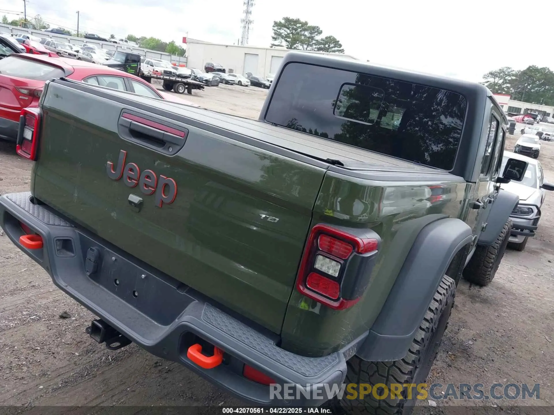 4 fotografías del automóvil dañado 1C6JJTEG0ML603356 JEEP GLADIATOR 2021