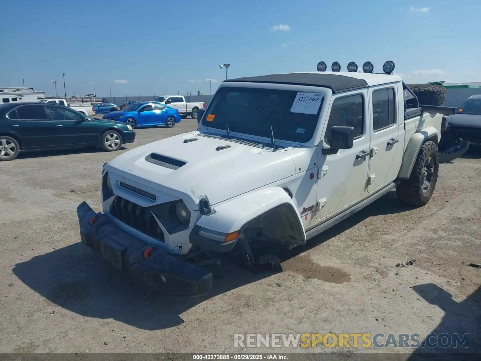 2 fotografías del automóvil dañado 1C6JJTEG1ML531504 JEEP GLADIATOR 2021