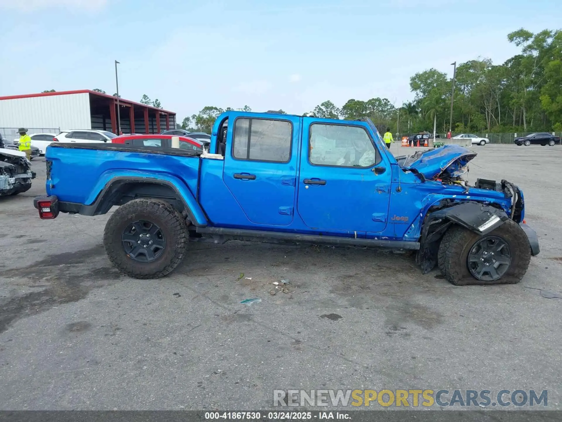 13 fotografías del automóvil dañado 1C6JJTEG1ML621056 JEEP GLADIATOR 2021