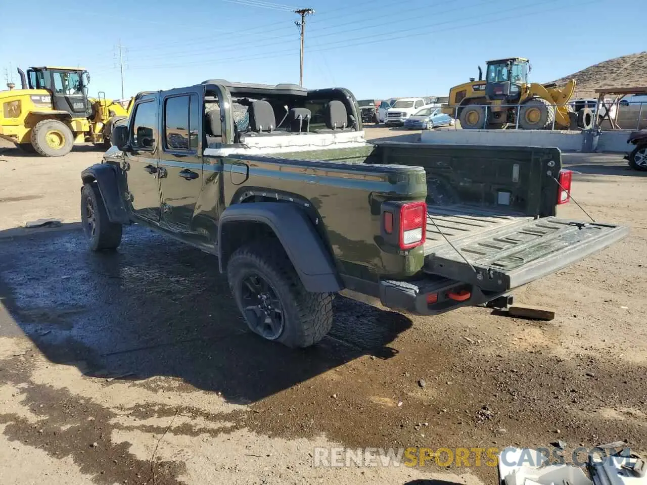 2 fotografías del automóvil dañado 1C6JJTEG3ML588383 JEEP GLADIATOR 2021