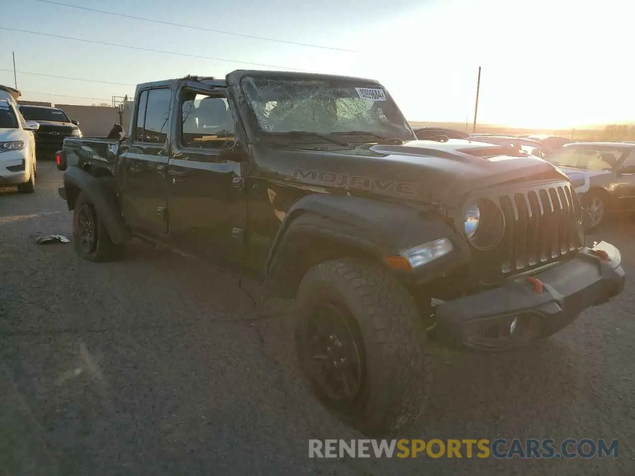 4 fotografías del automóvil dañado 1C6JJTEG3ML588383 JEEP GLADIATOR 2021