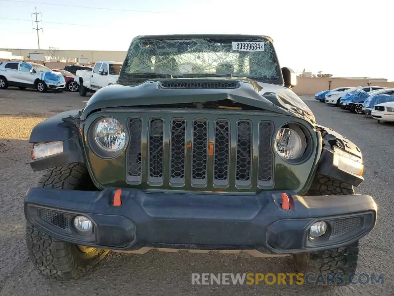 5 fotografías del automóvil dañado 1C6JJTEG3ML588383 JEEP GLADIATOR 2021