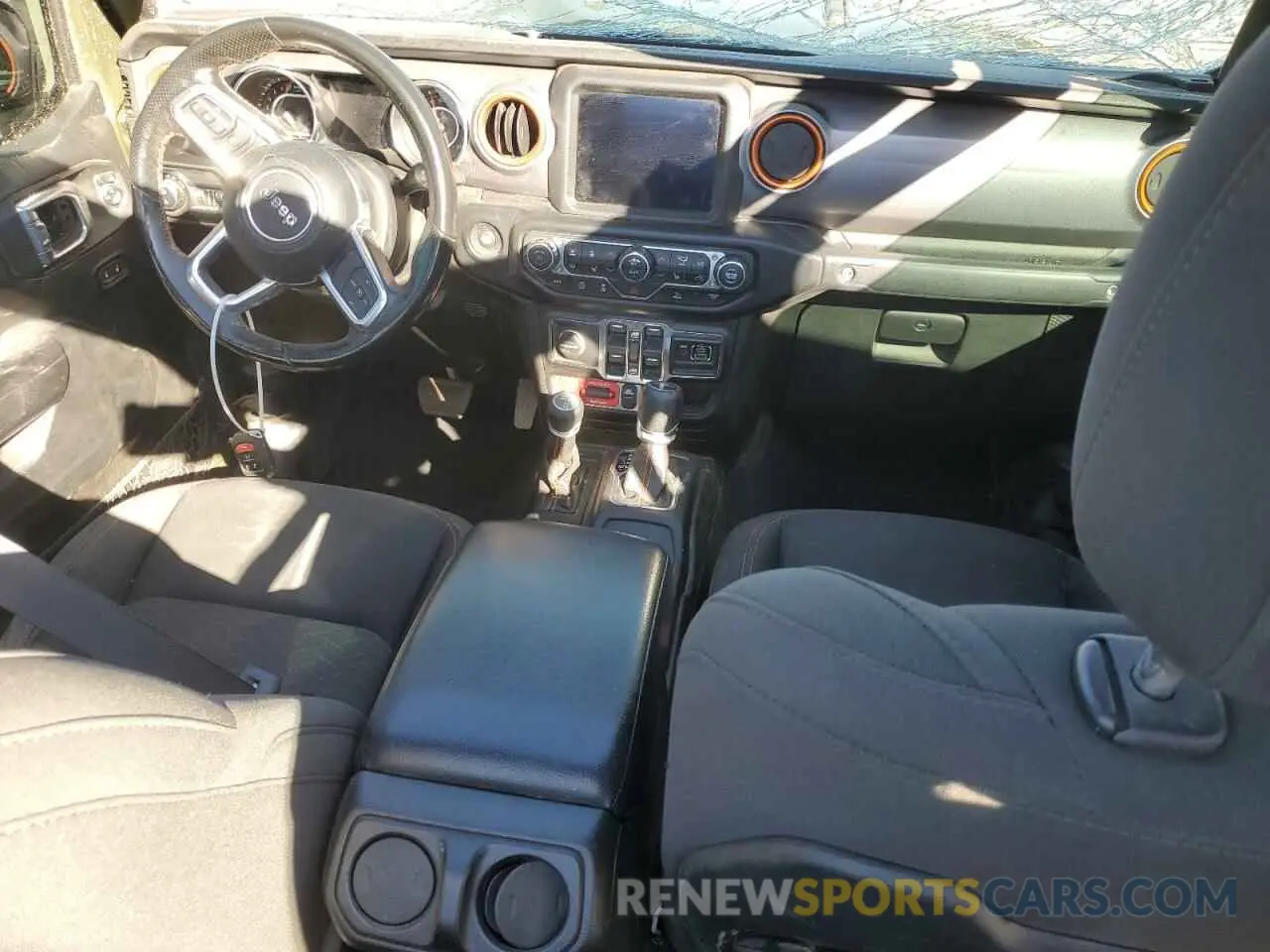 8 fotografías del automóvil dañado 1C6JJTEG3ML588383 JEEP GLADIATOR 2021