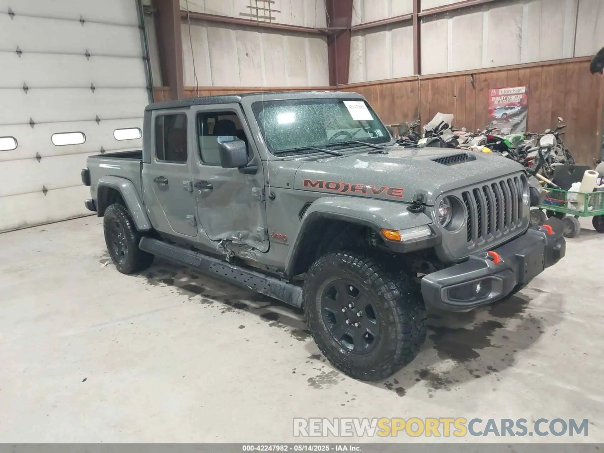 1 fotografías del automóvil dañado 1C6JJTEG5ML524829 JEEP GLADIATOR 2021