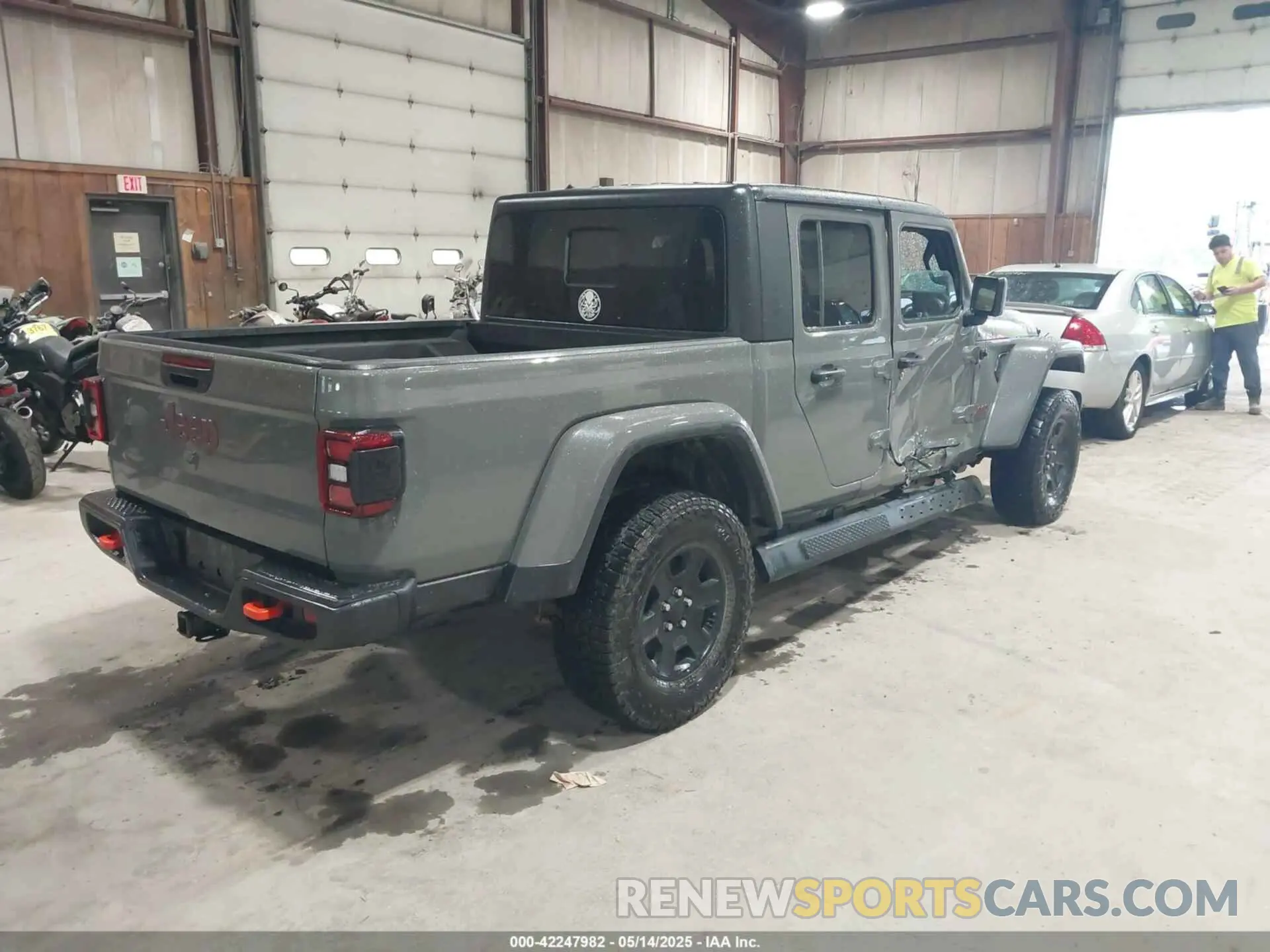 4 fotografías del automóvil dañado 1C6JJTEG5ML524829 JEEP GLADIATOR 2021