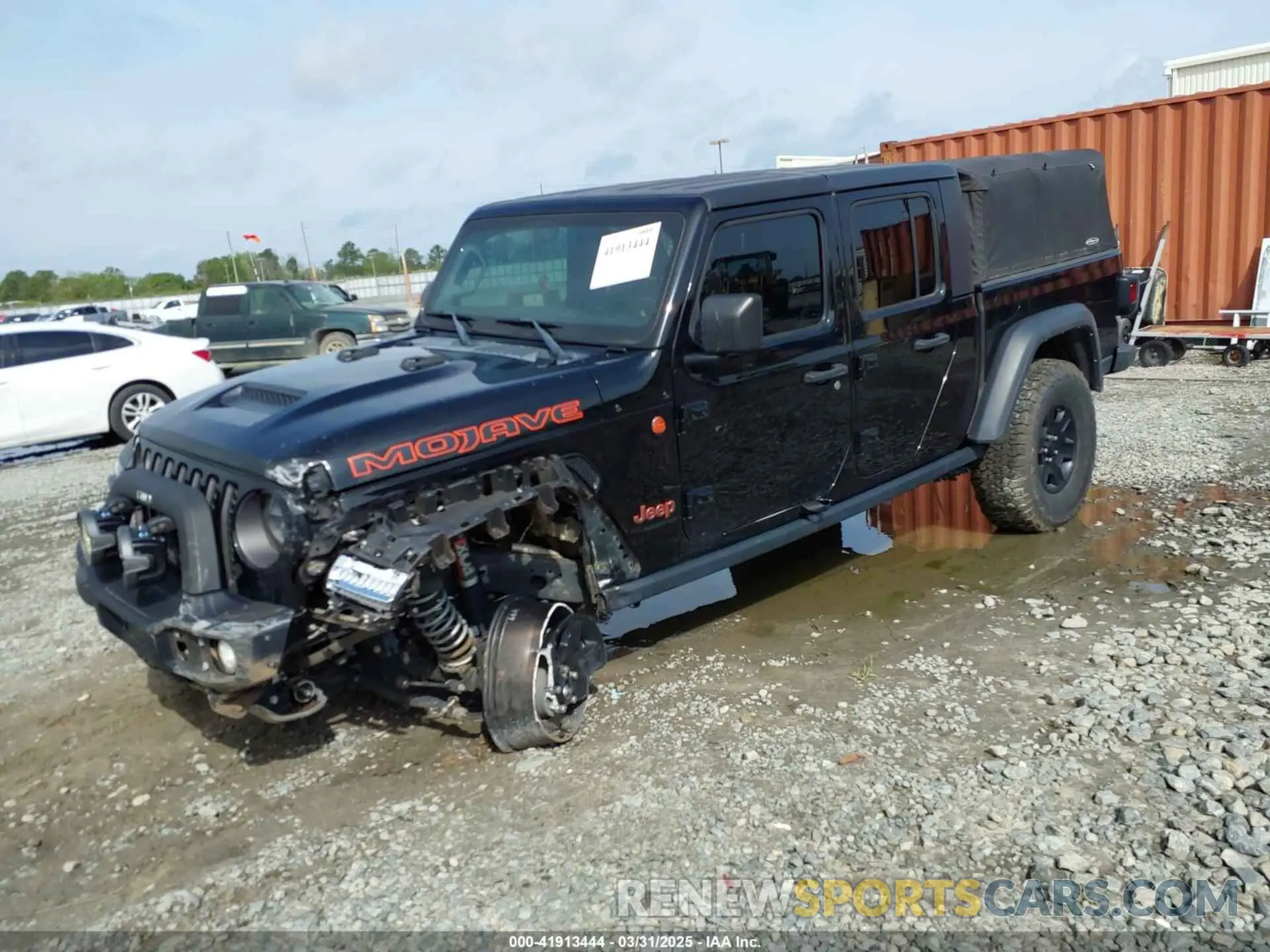 2 fotografías del automóvil dañado 1C6JJTEG5ML578714 JEEP GLADIATOR 2021