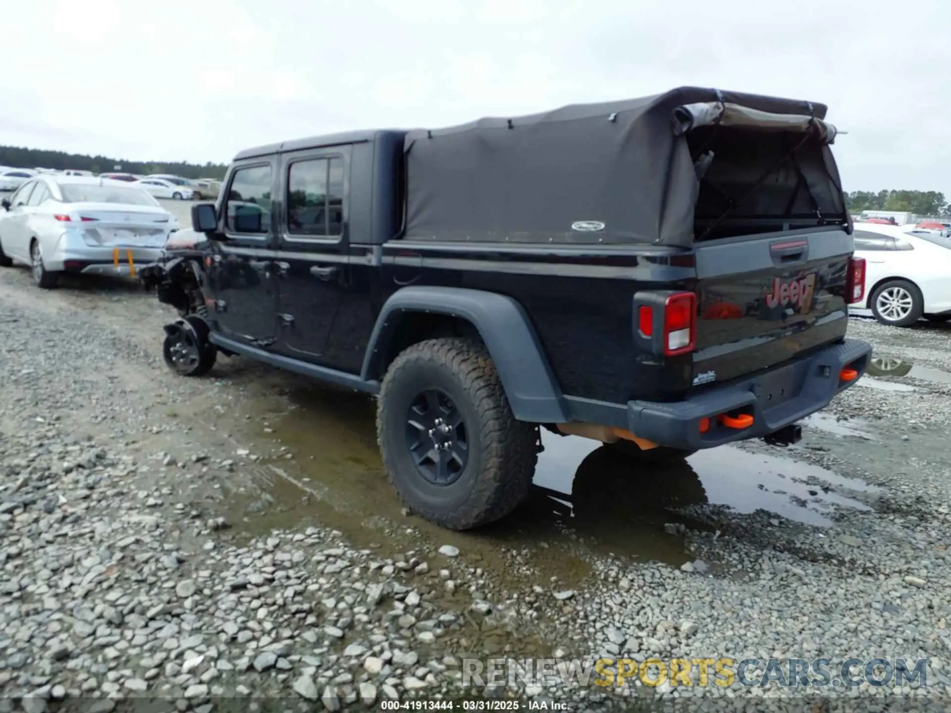 3 fotografías del automóvil dañado 1C6JJTEG5ML578714 JEEP GLADIATOR 2021