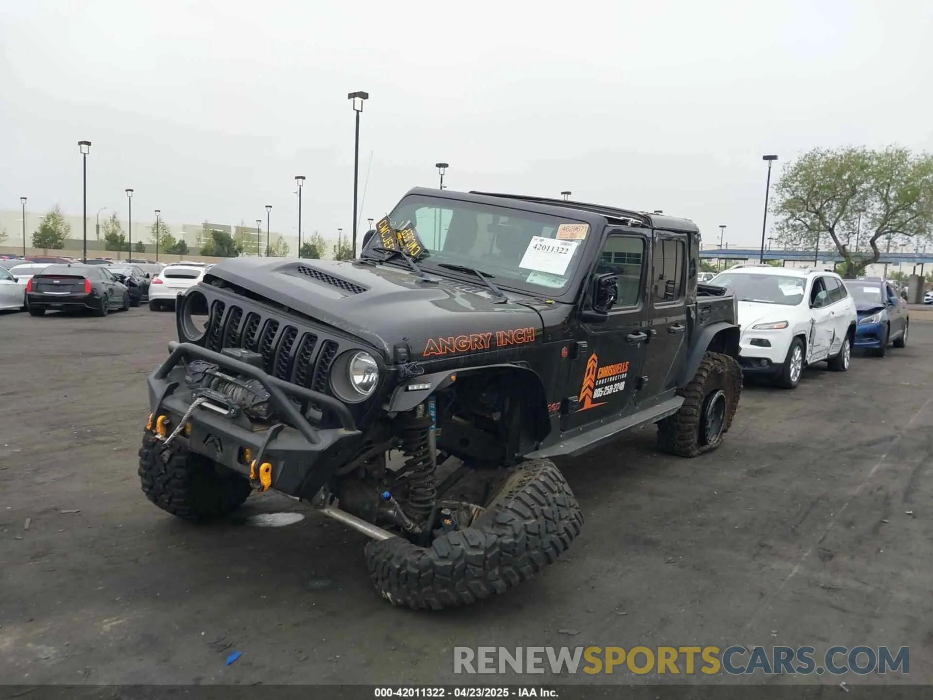 6 fotografías del automóvil dañado 1C6JJTEG7ML522371 JEEP GLADIATOR 2021