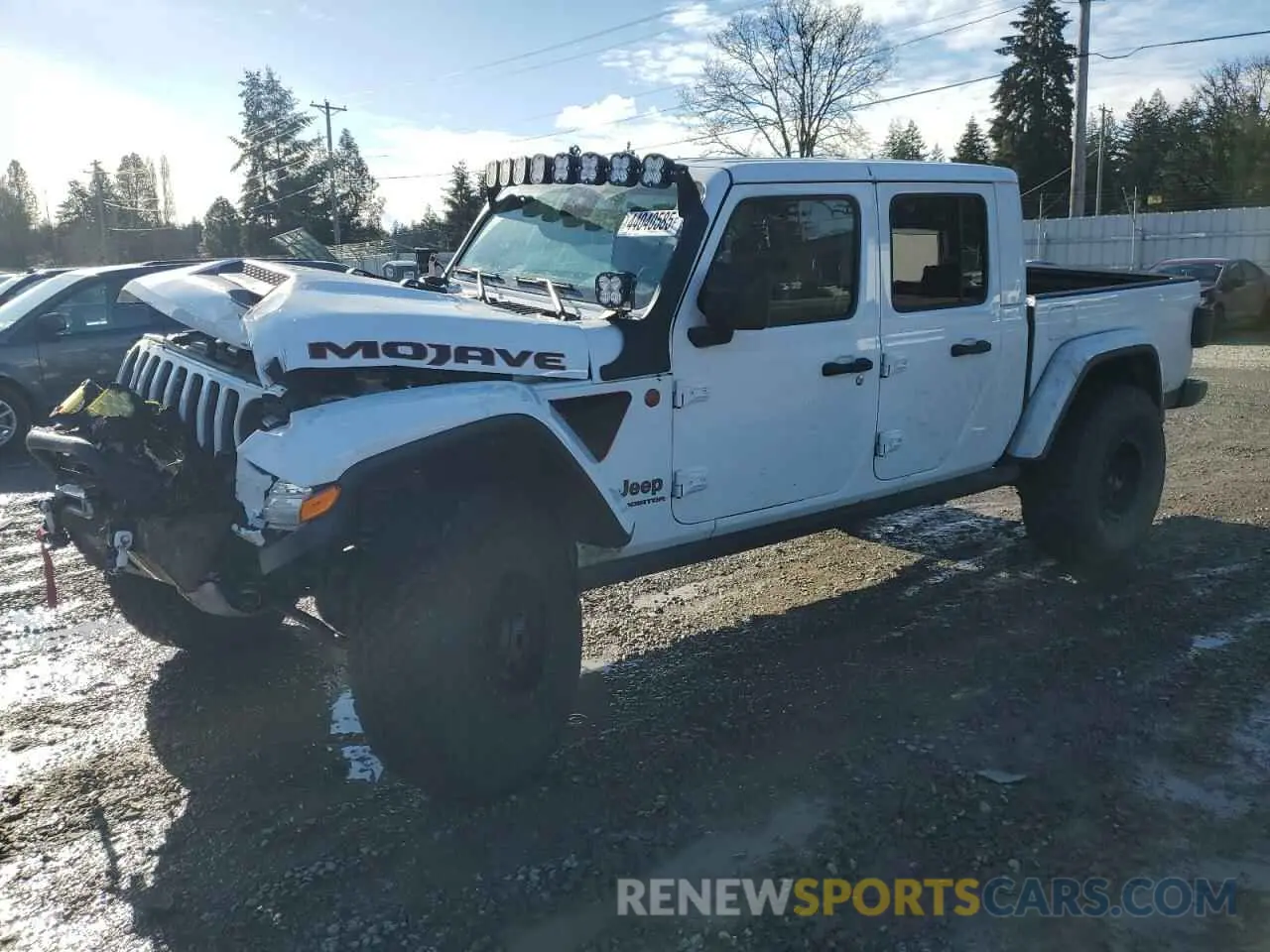 1 fotografías del automóvil dañado 1C6JJTEG7ML581050 JEEP GLADIATOR 2021