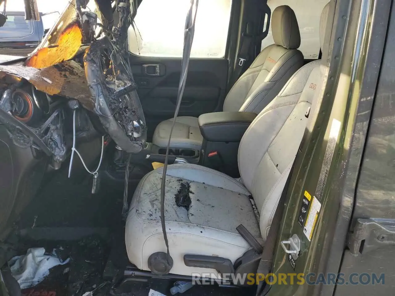 7 fotografías del automóvil dañado 1C6JJTEG8ML584572 JEEP GLADIATOR 2021