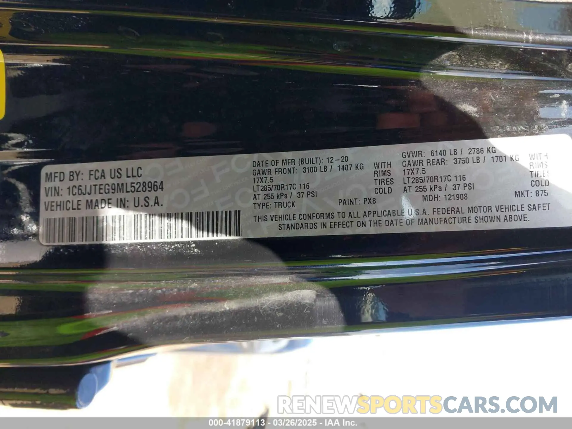 9 fotografías del automóvil dañado 1C6JJTEG9ML528964 JEEP GLADIATOR 2021