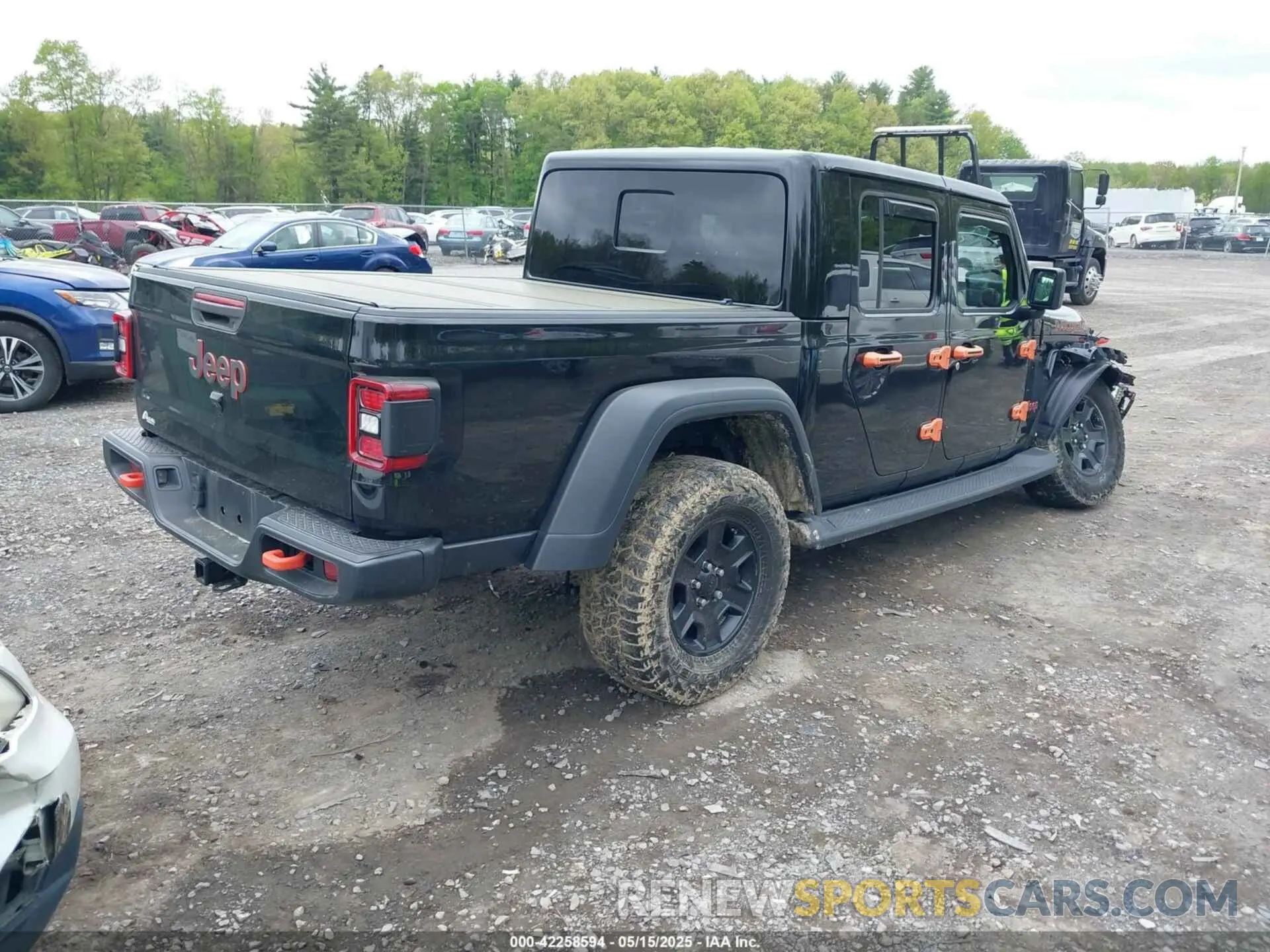 4 fotografías del automóvil dañado 1C6JJTEG9ML530066 JEEP GLADIATOR 2021