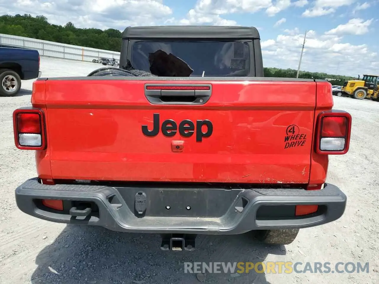 6 fotografías del automóvil dañado 1C6HJTAG0NL143816 JEEP GLADIATOR 2022