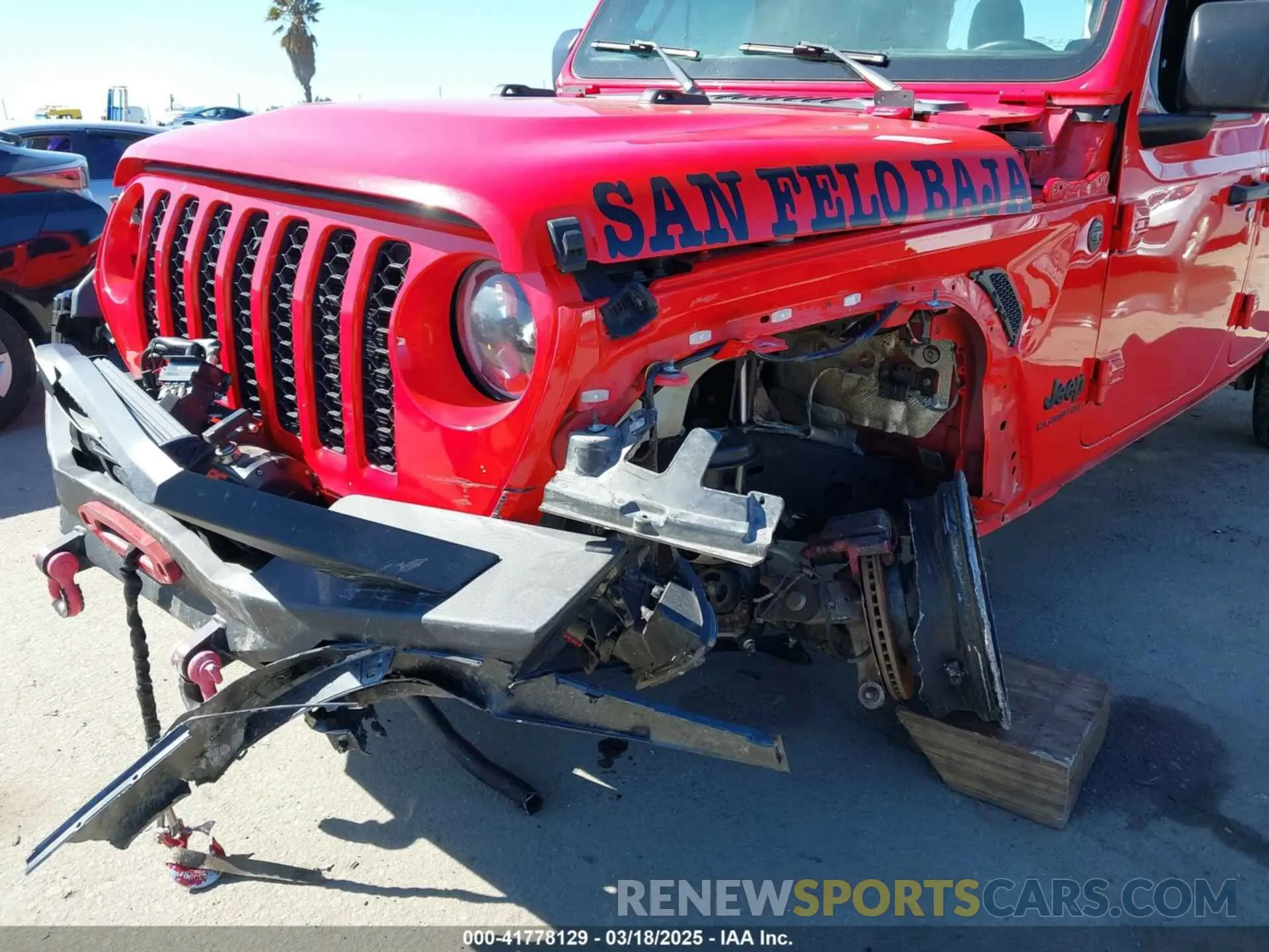 6 fotografías del automóvil dañado 1C6HJTAG0NL180848 JEEP GLADIATOR 2022