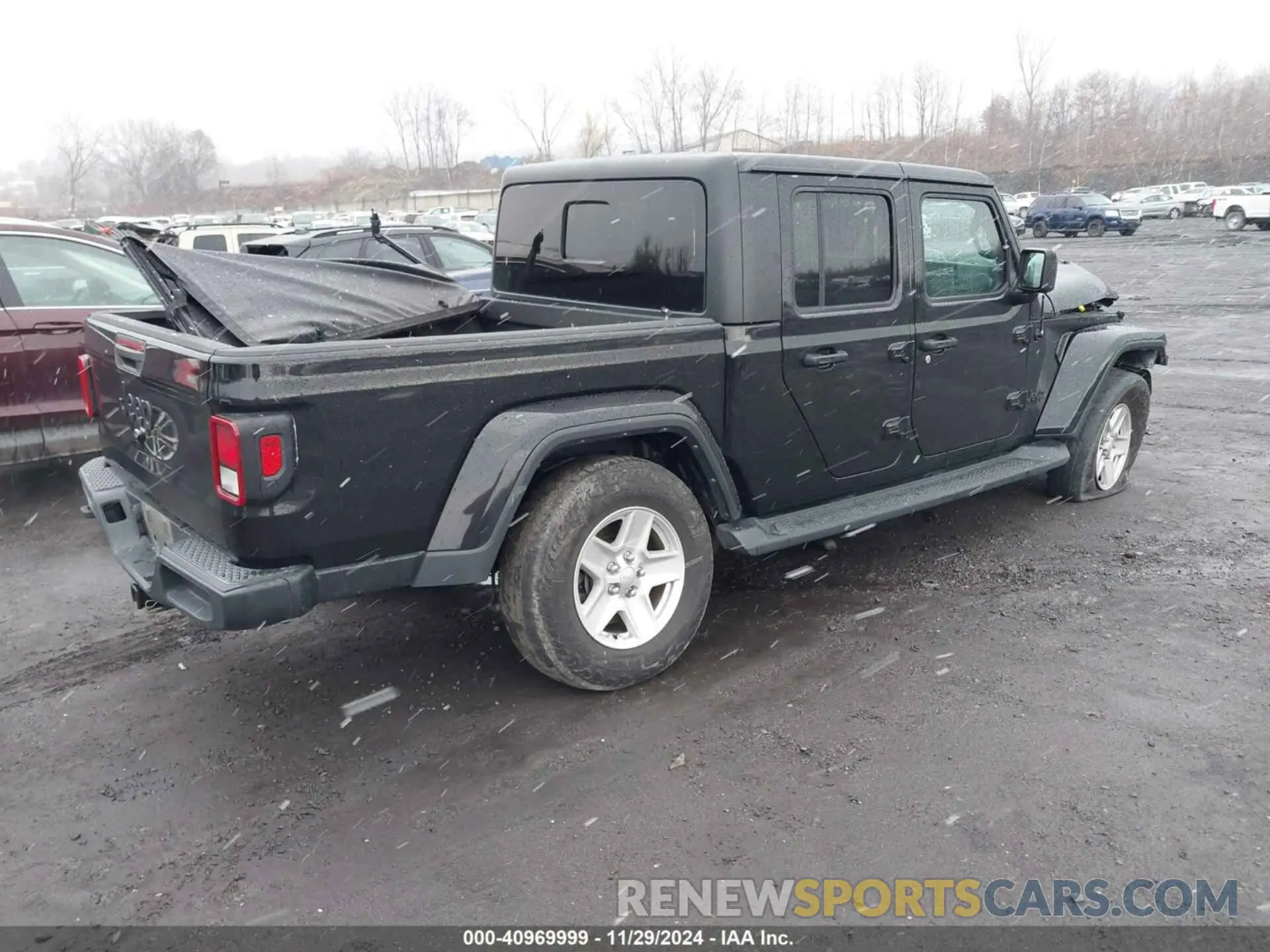 4 fotografías del automóvil dañado 1C6HJTAG1NL102451 JEEP GLADIATOR 2022