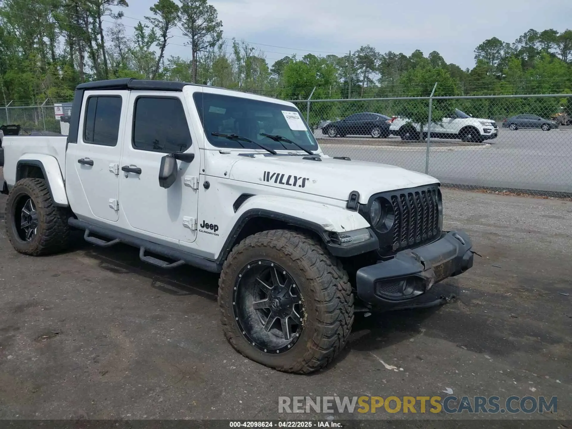 1 fotografías del automóvil dañado 1C6HJTAG1NL144540 JEEP GLADIATOR 2022