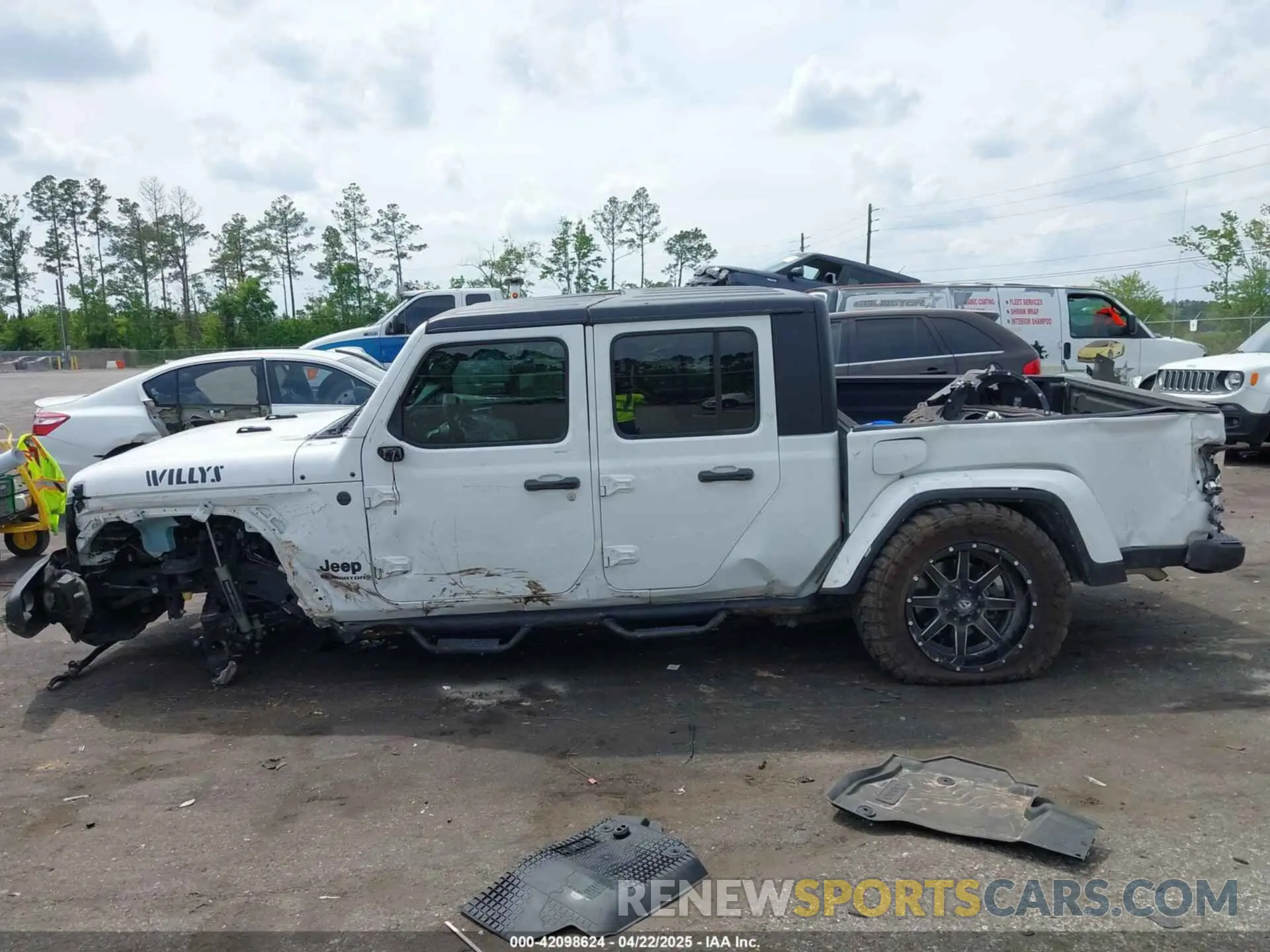 15 fotografías del automóvil dañado 1C6HJTAG1NL144540 JEEP GLADIATOR 2022