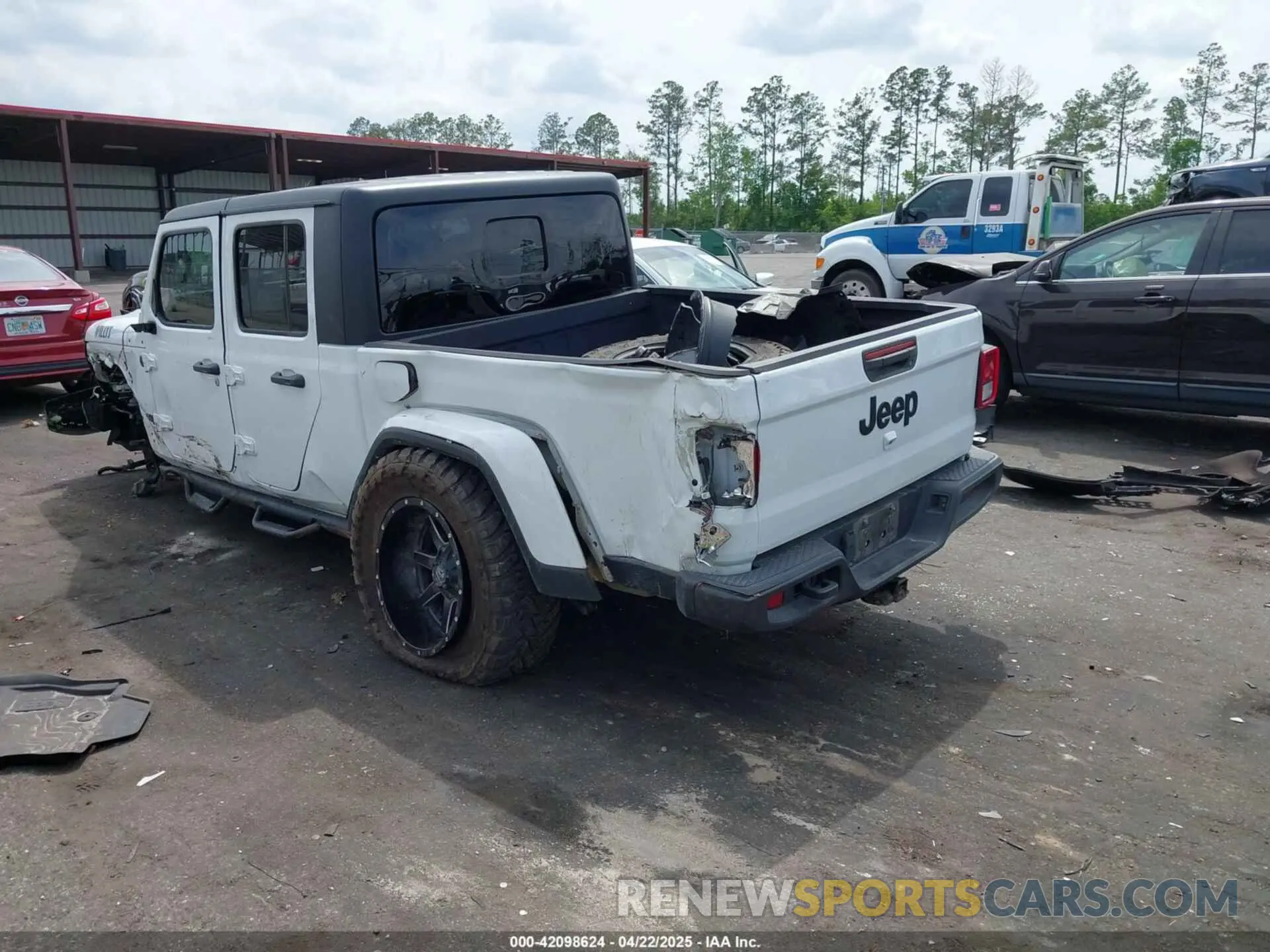3 fotografías del automóvil dañado 1C6HJTAG1NL144540 JEEP GLADIATOR 2022