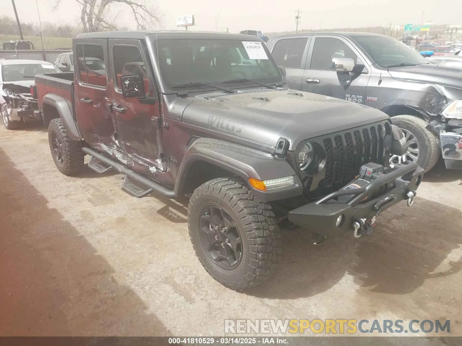 1 fotografías del automóvil dañado 1C6HJTAG2NL159595 JEEP GLADIATOR 2022