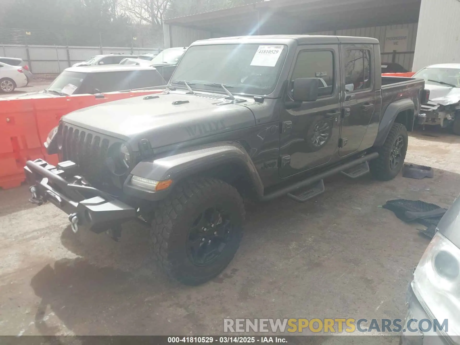 2 fotografías del automóvil dañado 1C6HJTAG2NL159595 JEEP GLADIATOR 2022