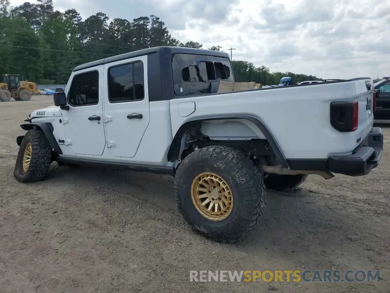 2 fotografías del automóvil dañado 1C6HJTAG3NL108428 JEEP GLADIATOR 2022